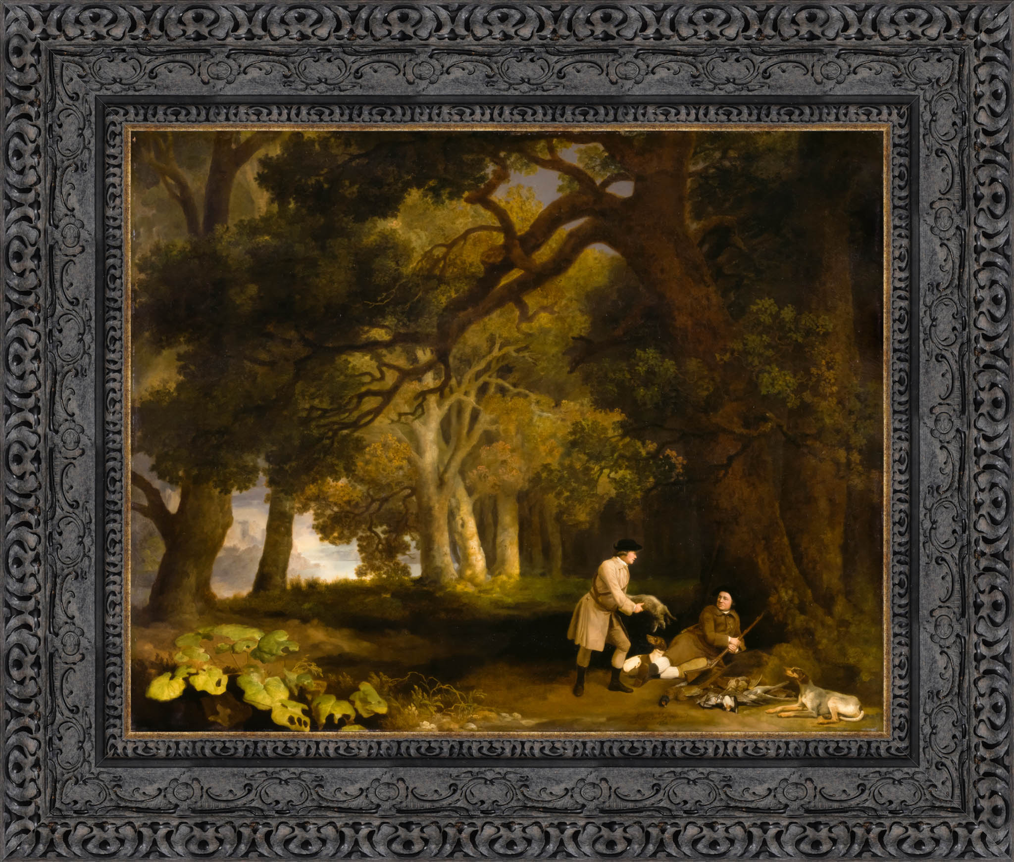 A Repose After Shooting – George Stubbs, 1770 - Canvas Classics