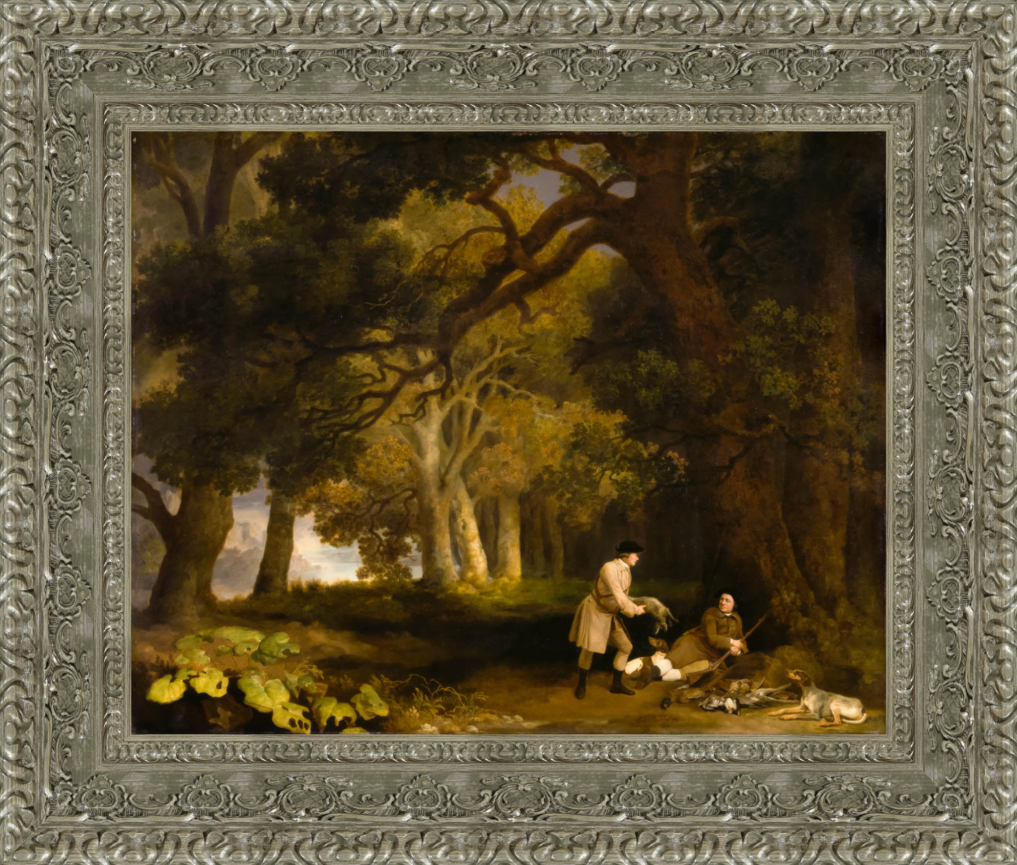 A Repose After Shooting – George Stubbs, 1770 - Canvas Classics