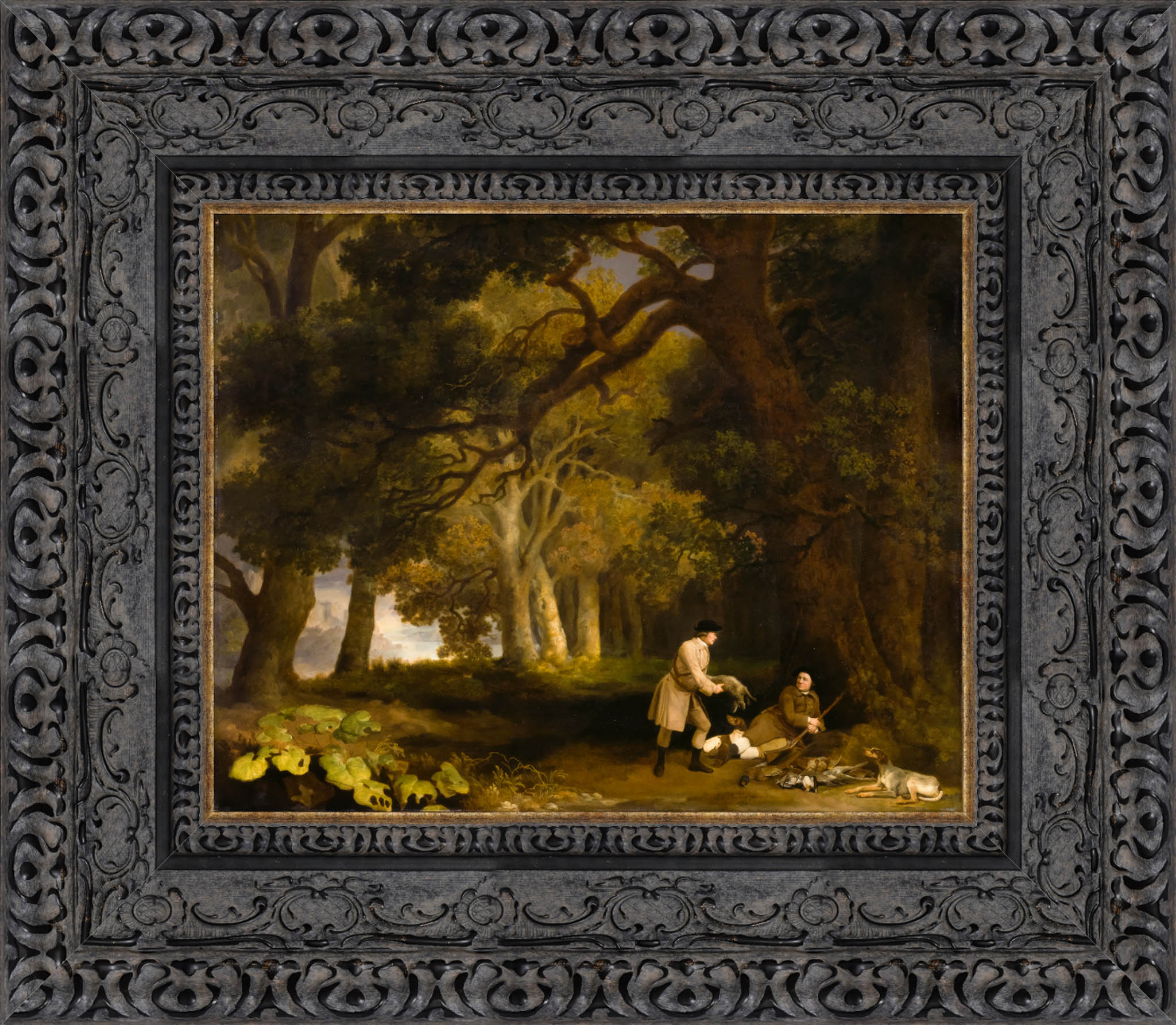 A Repose After Shooting – George Stubbs, 1770 - Canvas Classics