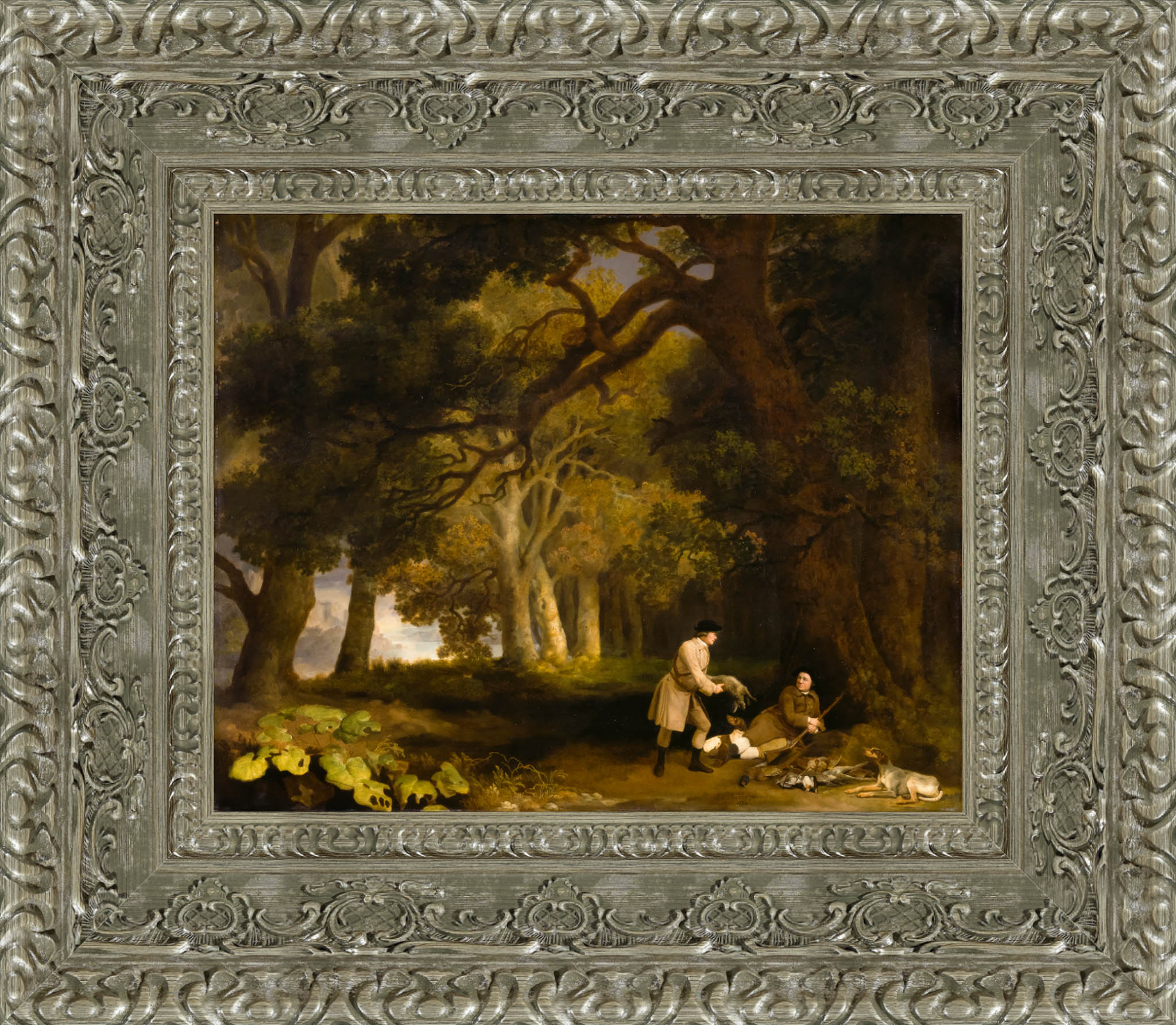 A Repose After Shooting – George Stubbs, 1770 - Canvas Classics