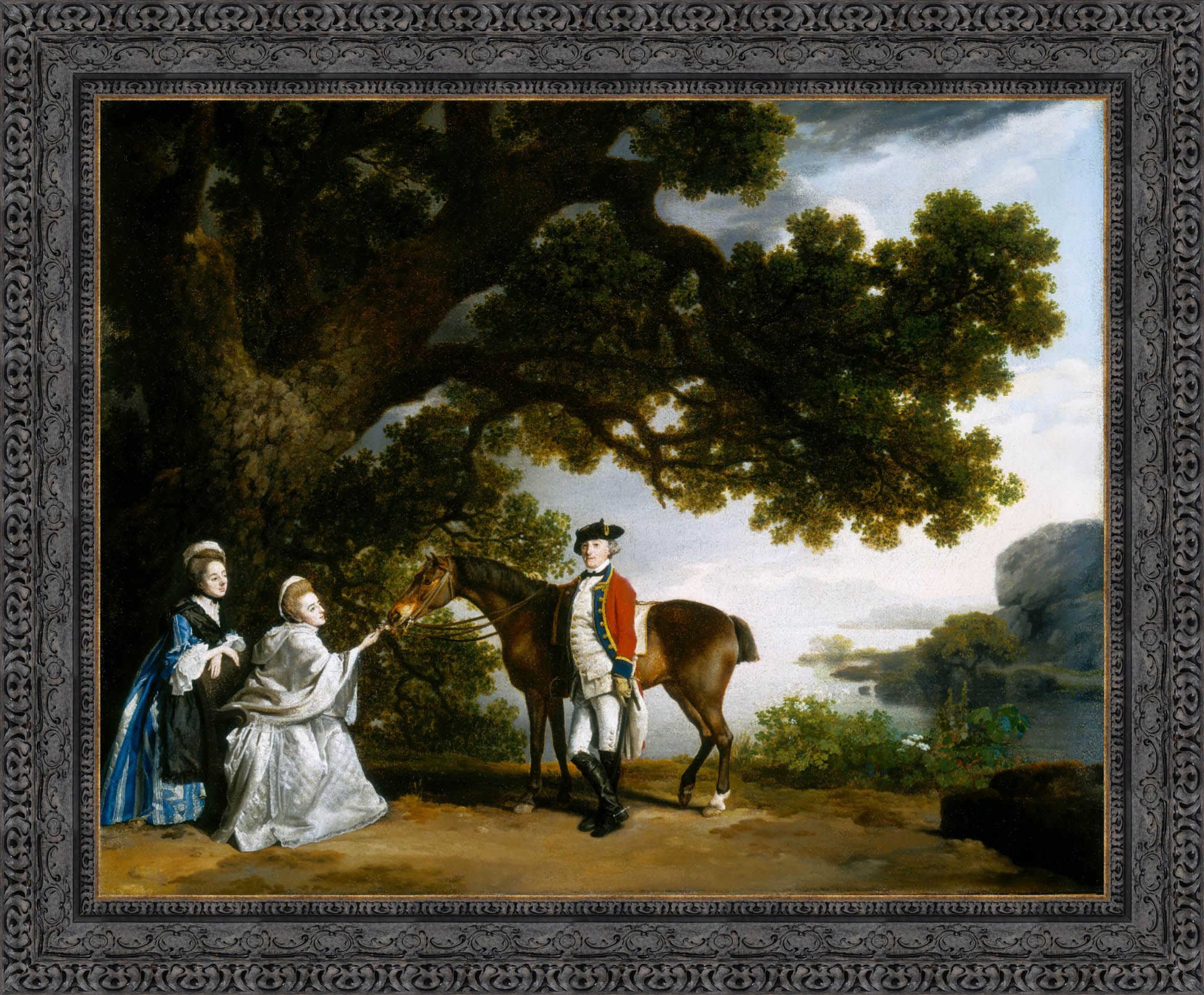 Captain Samuel Sharpe Pocklington With His Wife And Sister – George Stubbs, 1769 - Canvas Classics