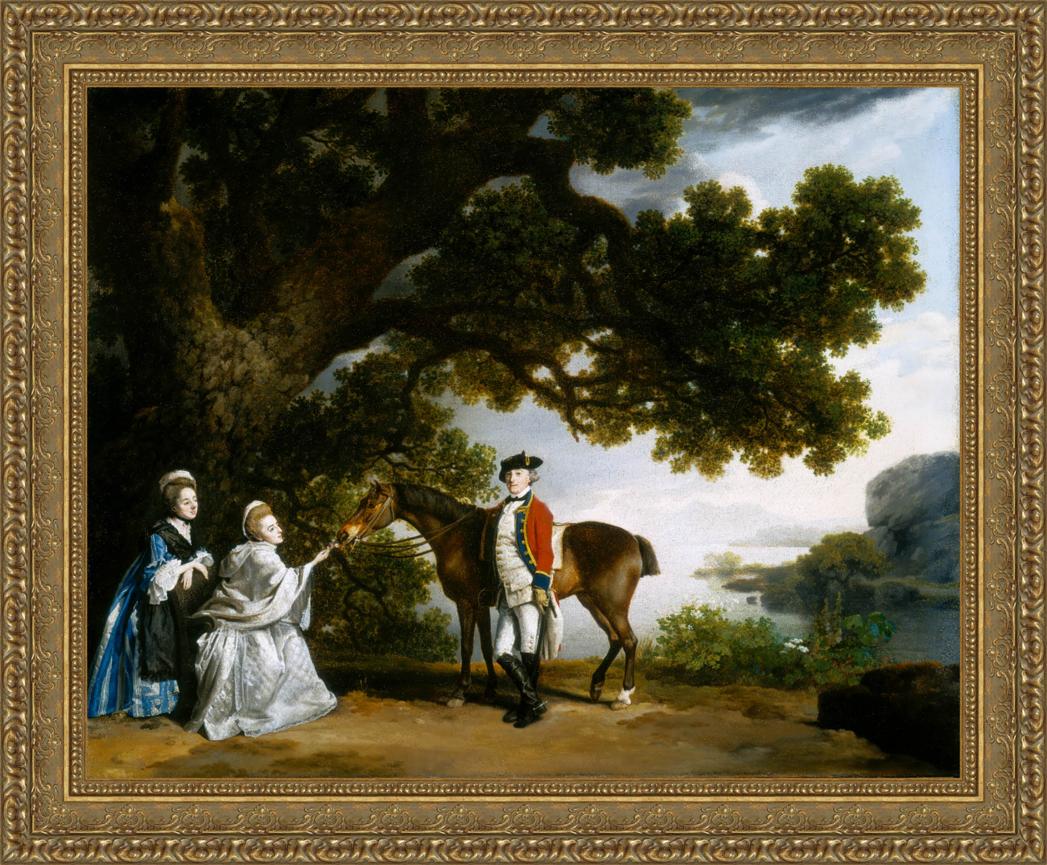 Captain Samuel Sharpe Pocklington With His Wife And Sister – George Stubbs, 1769 - Canvas Classics