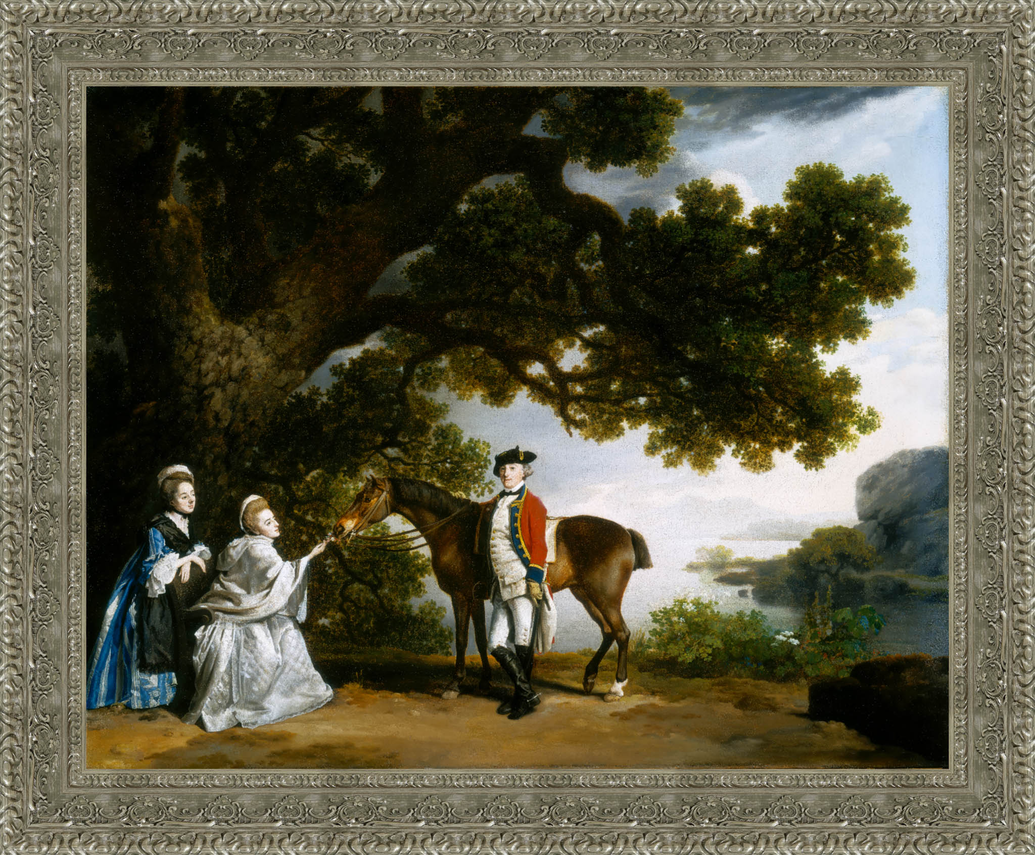 Captain Samuel Sharpe Pocklington With His Wife And Sister – George Stubbs, 1769 - Canvas Classics