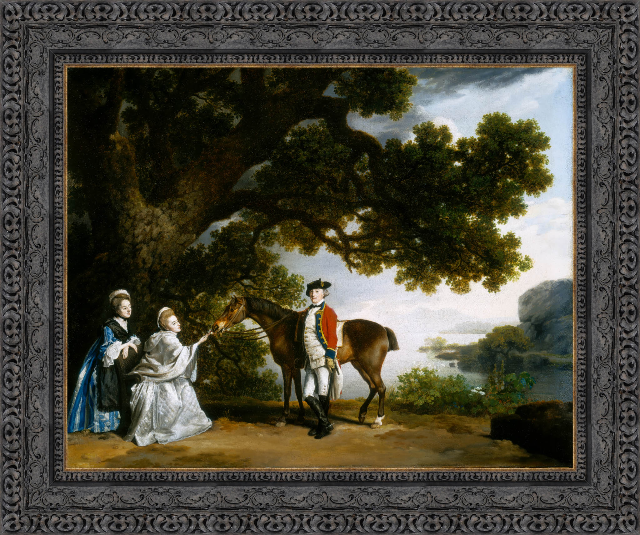Captain Samuel Sharpe Pocklington With His Wife And Sister – George Stubbs, 1769 - Canvas Classics