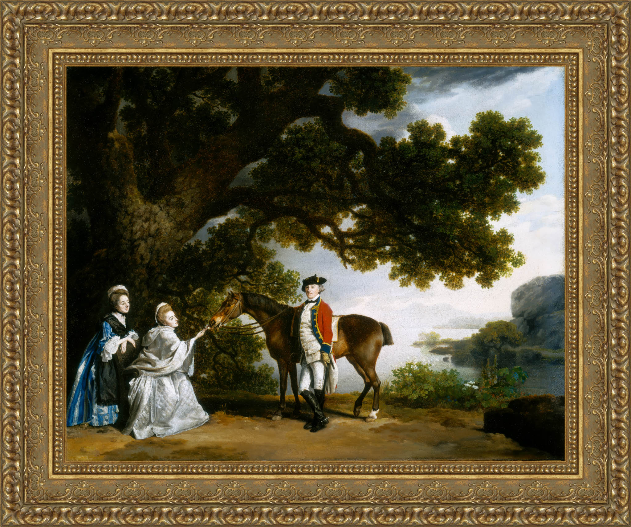 Captain Samuel Sharpe Pocklington With His Wife And Sister – George Stubbs, 1769 - Canvas Classics