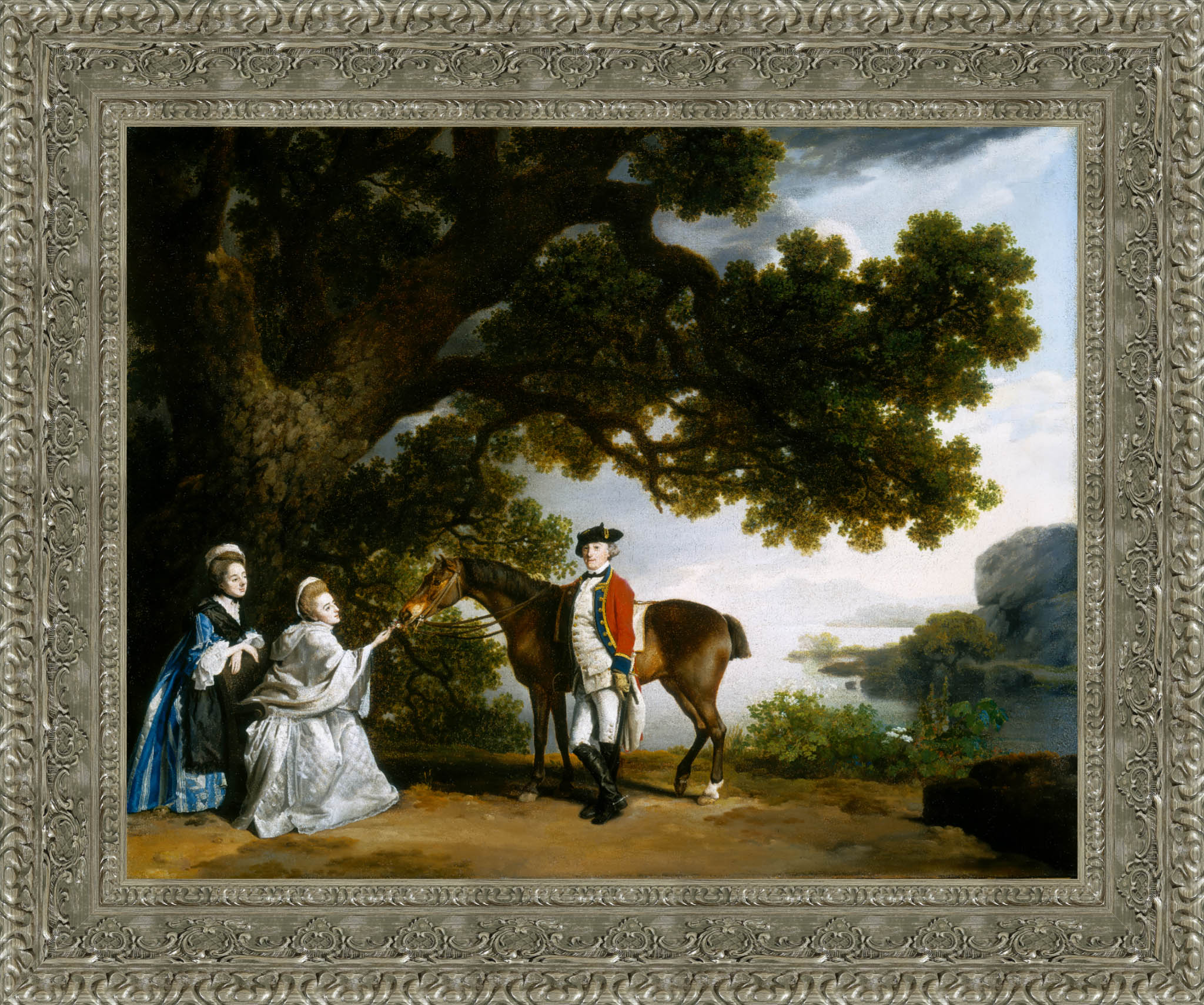 Captain Samuel Sharpe Pocklington With His Wife And Sister – George Stubbs, 1769 - Canvas Classics