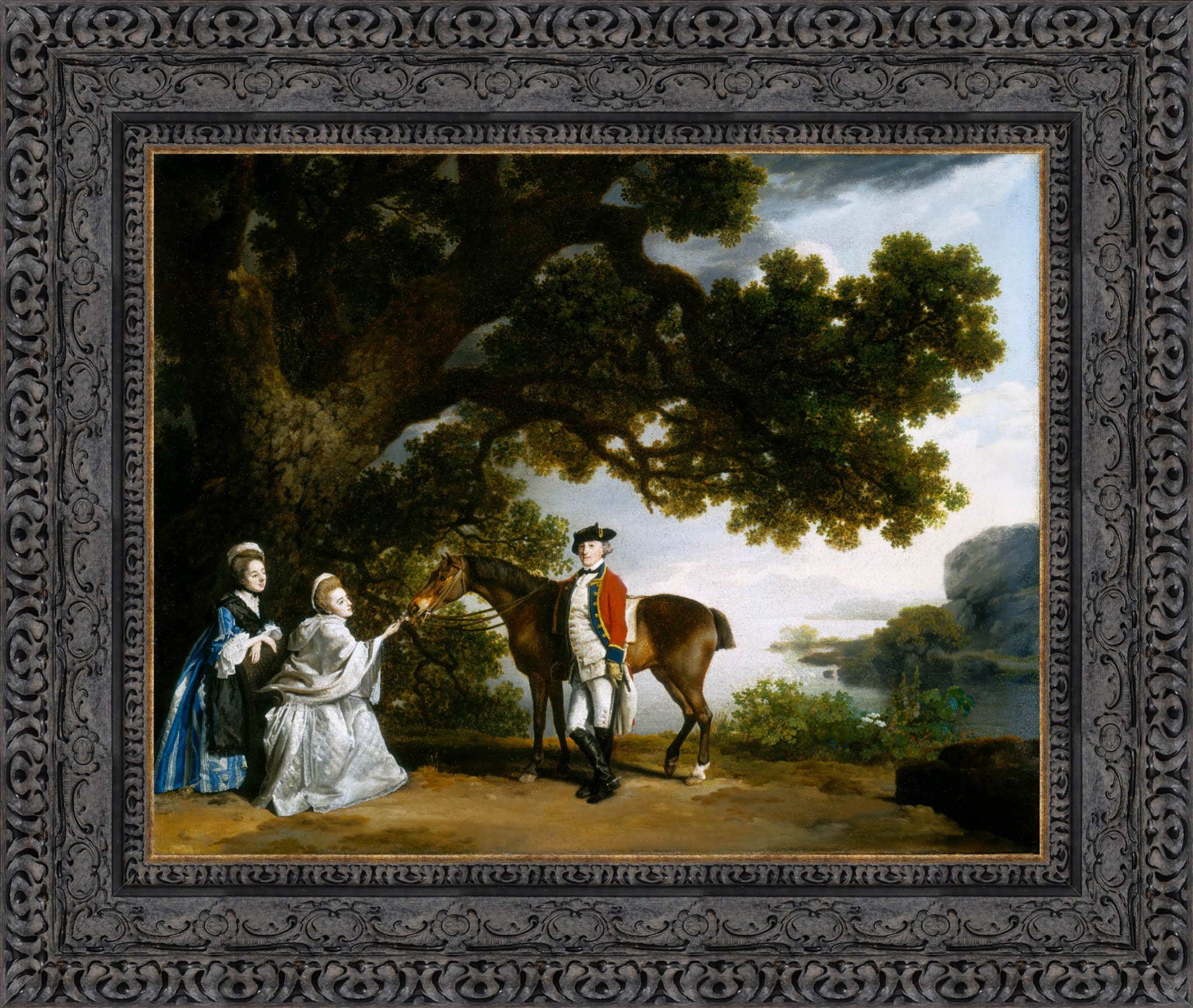 Captain Samuel Sharpe Pocklington With His Wife And Sister – George Stubbs, 1769 - Canvas Classics