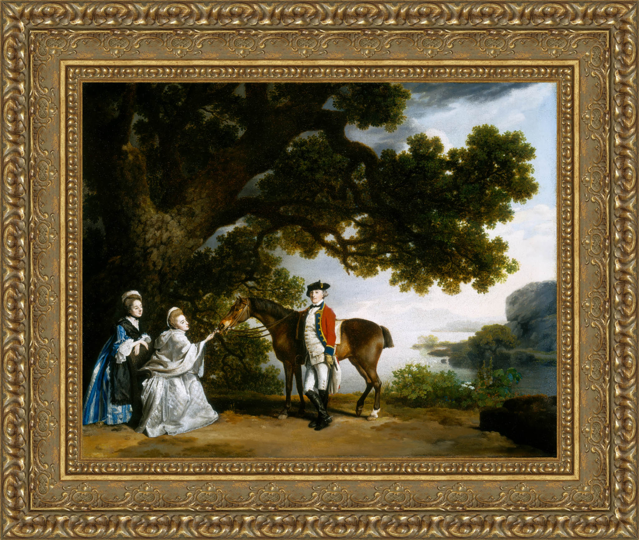 Captain Samuel Sharpe Pocklington With His Wife And Sister – George Stubbs, 1769 - Canvas Classics