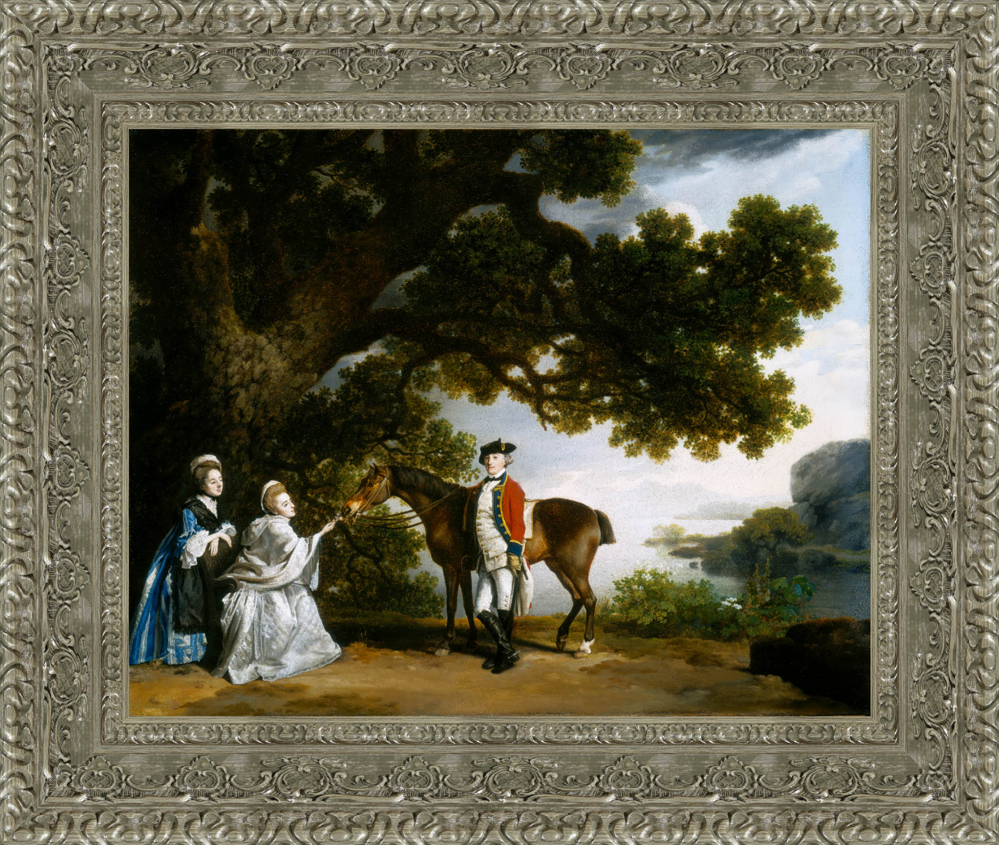 Captain Samuel Sharpe Pocklington With His Wife And Sister – George Stubbs, 1769 - Canvas Classics