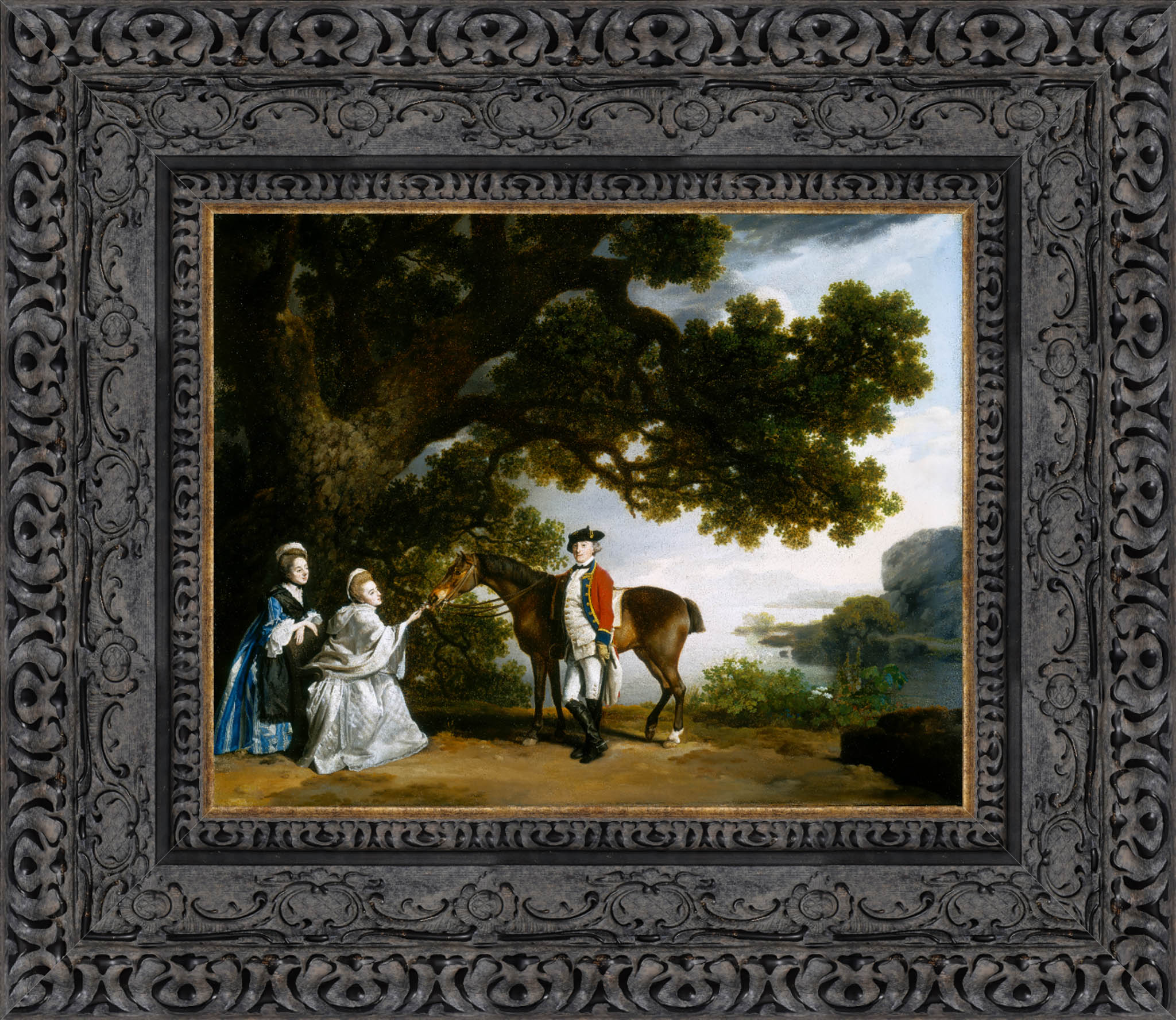 Captain Samuel Sharpe Pocklington With His Wife And Sister – George Stubbs, 1769 - Canvas Classics
