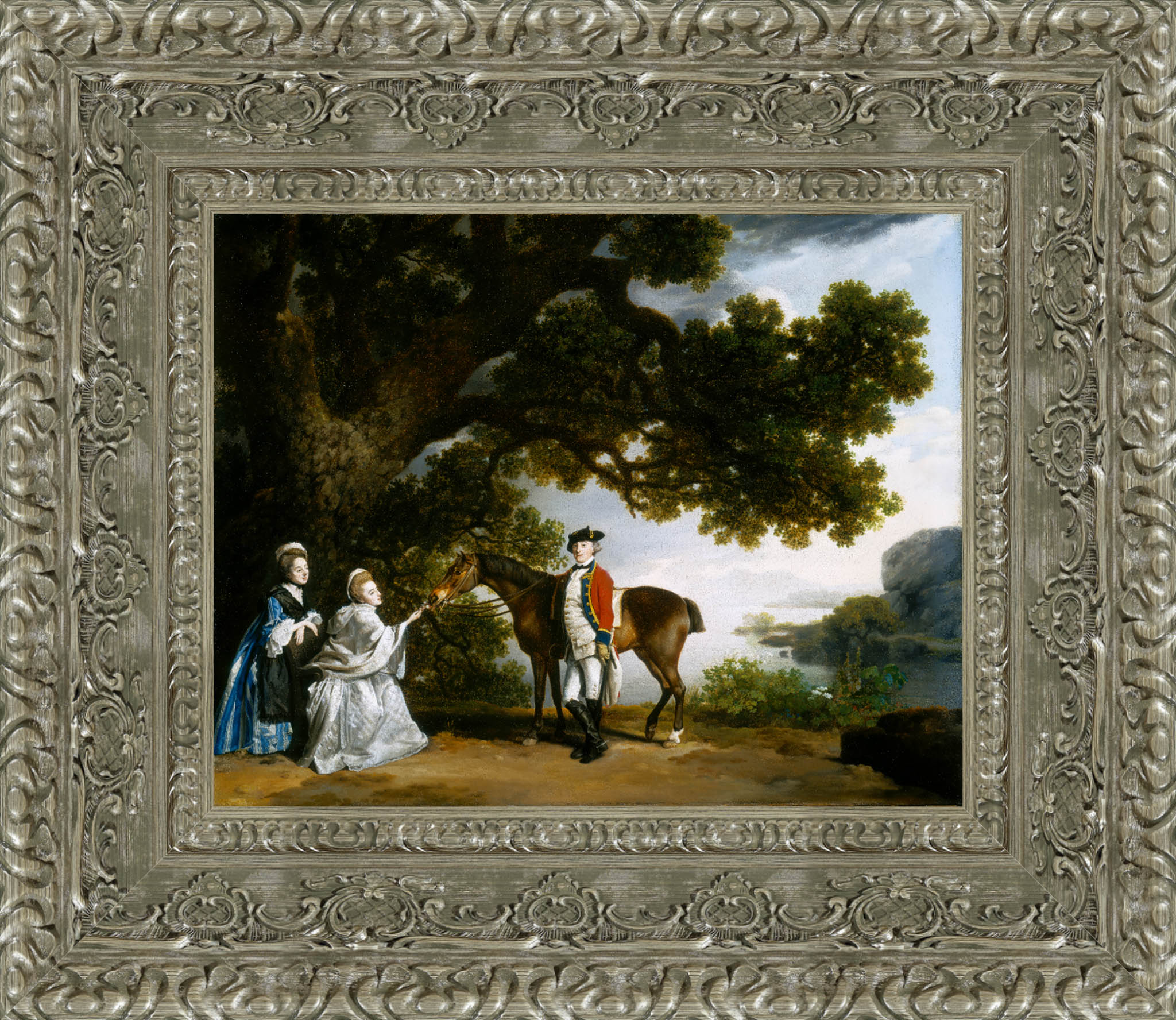 Captain Samuel Sharpe Pocklington With His Wife And Sister – George Stubbs, 1769 - Canvas Classics
