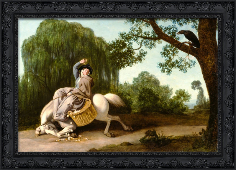The Farmers Wife And The Raven – George Stubbs, 1786