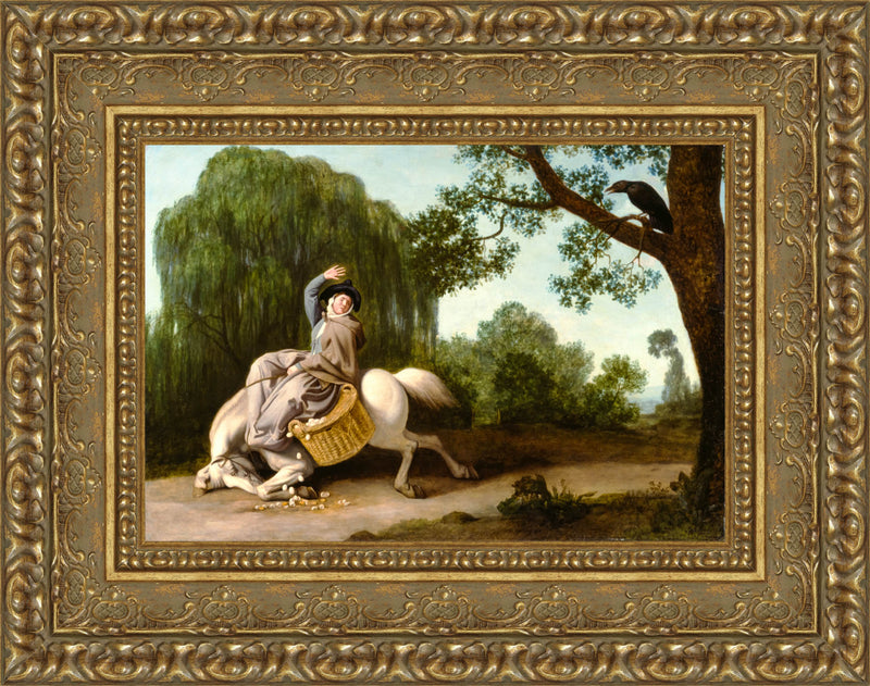 The Farmers Wife And The Raven – George Stubbs, 1786