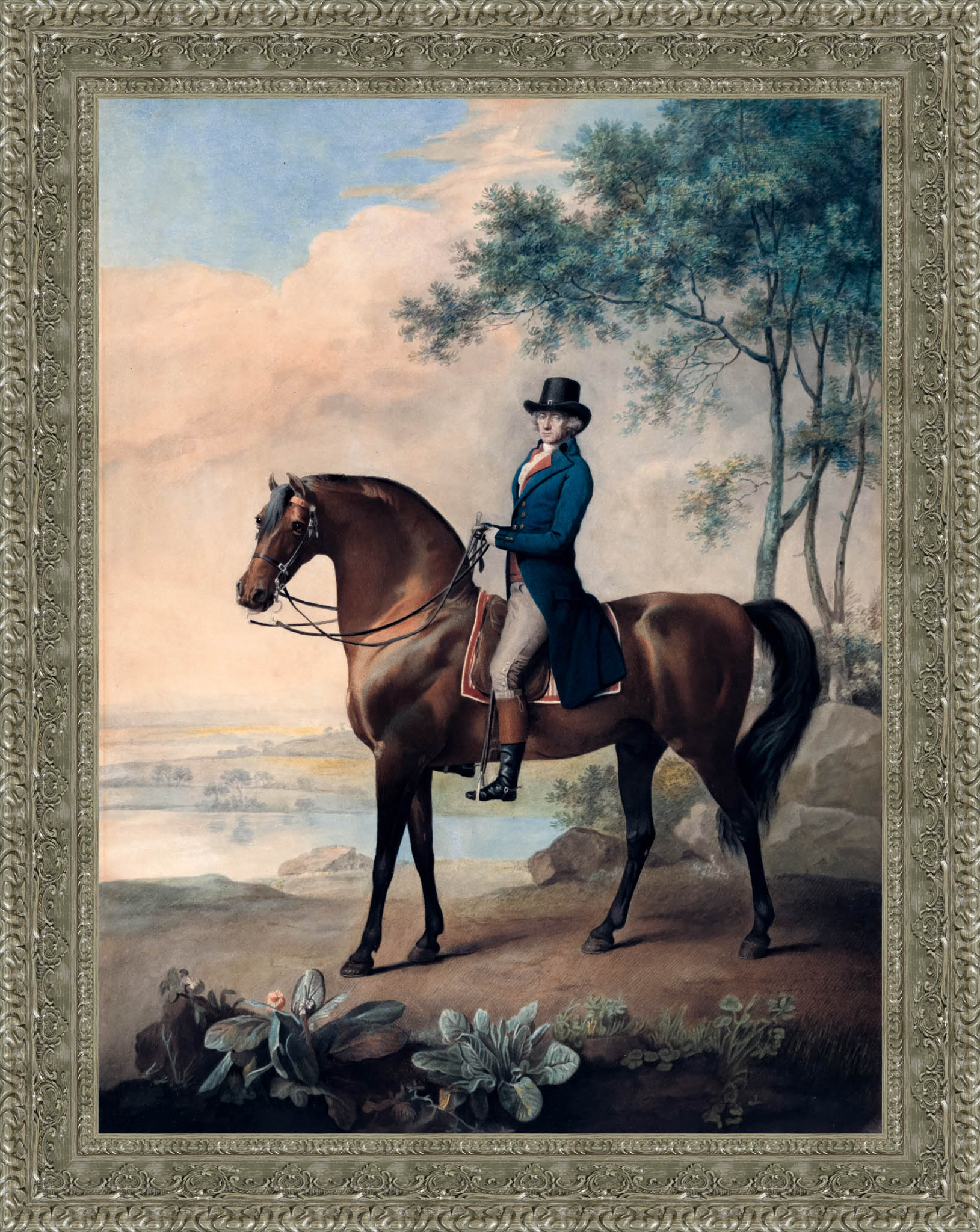 Warren Hastings On His Arabian Horse – George Stubbs, 1796 - Canvas Classics