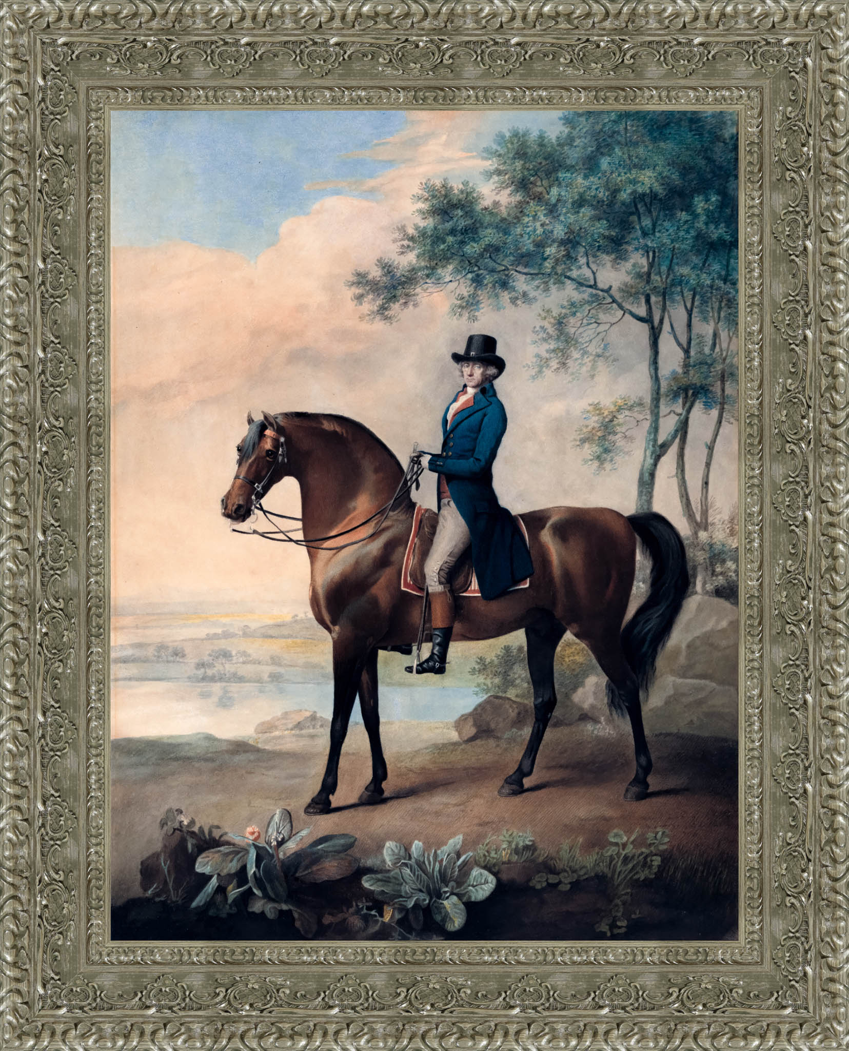 Warren Hastings On His Arabian Horse – George Stubbs, 1796 - Canvas Classics