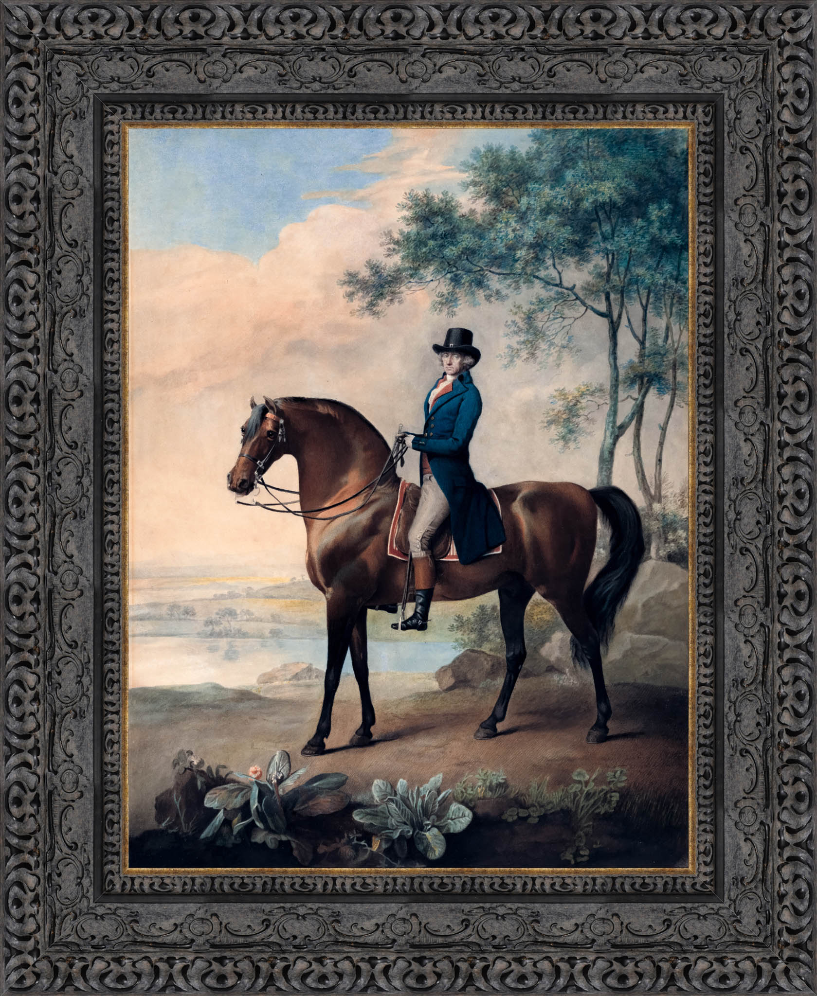 Warren Hastings On His Arabian Horse – George Stubbs, 1796 - Canvas Classics