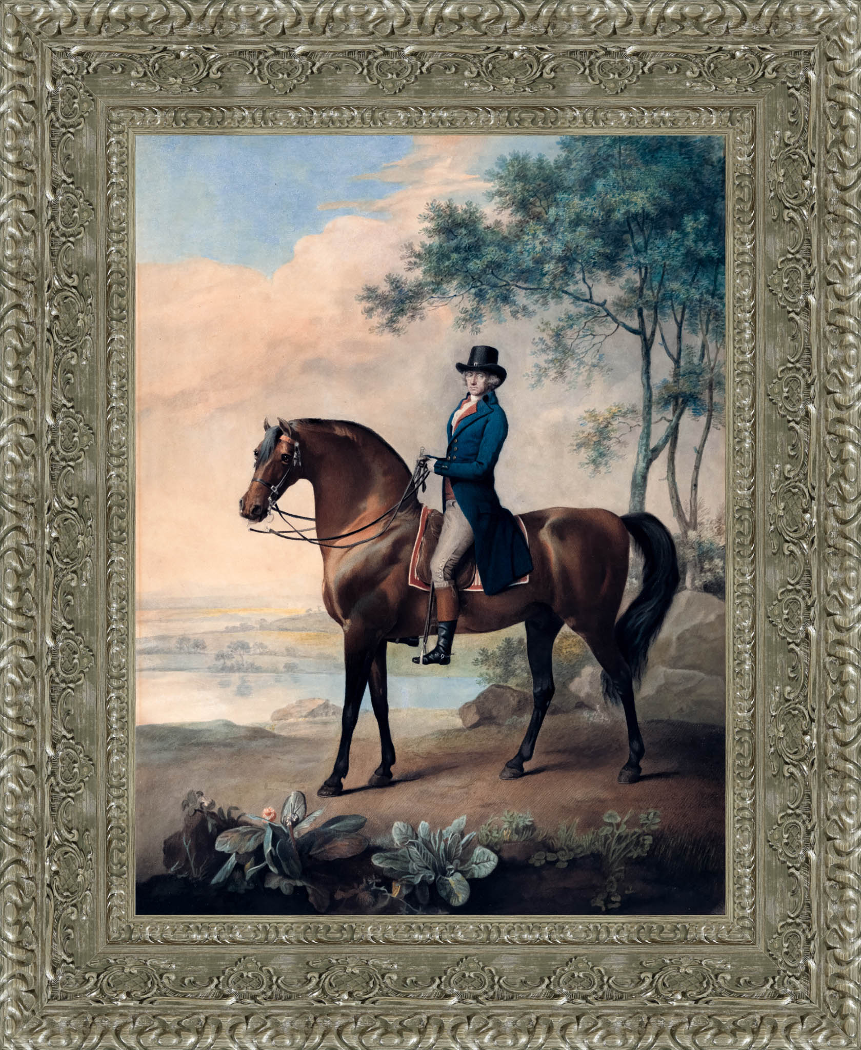 Warren Hastings On His Arabian Horse – George Stubbs, 1796 - Canvas Classics