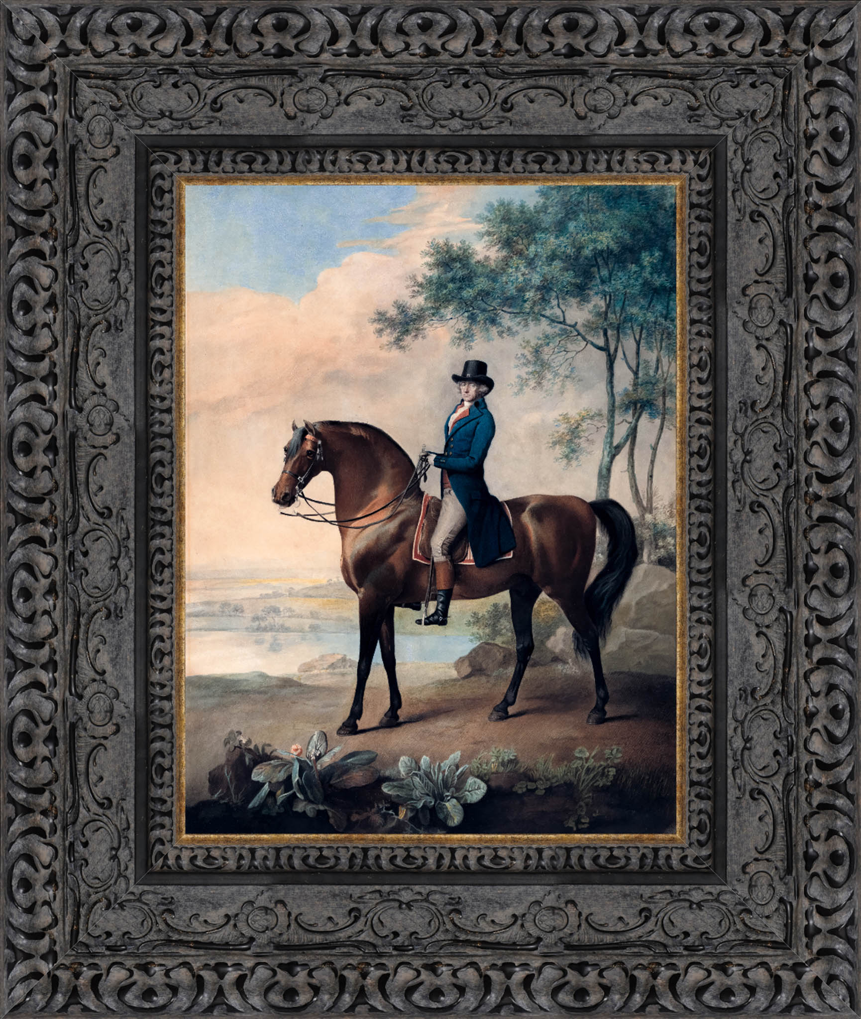 Warren Hastings On His Arabian Horse – George Stubbs, 1796 - Canvas Classics