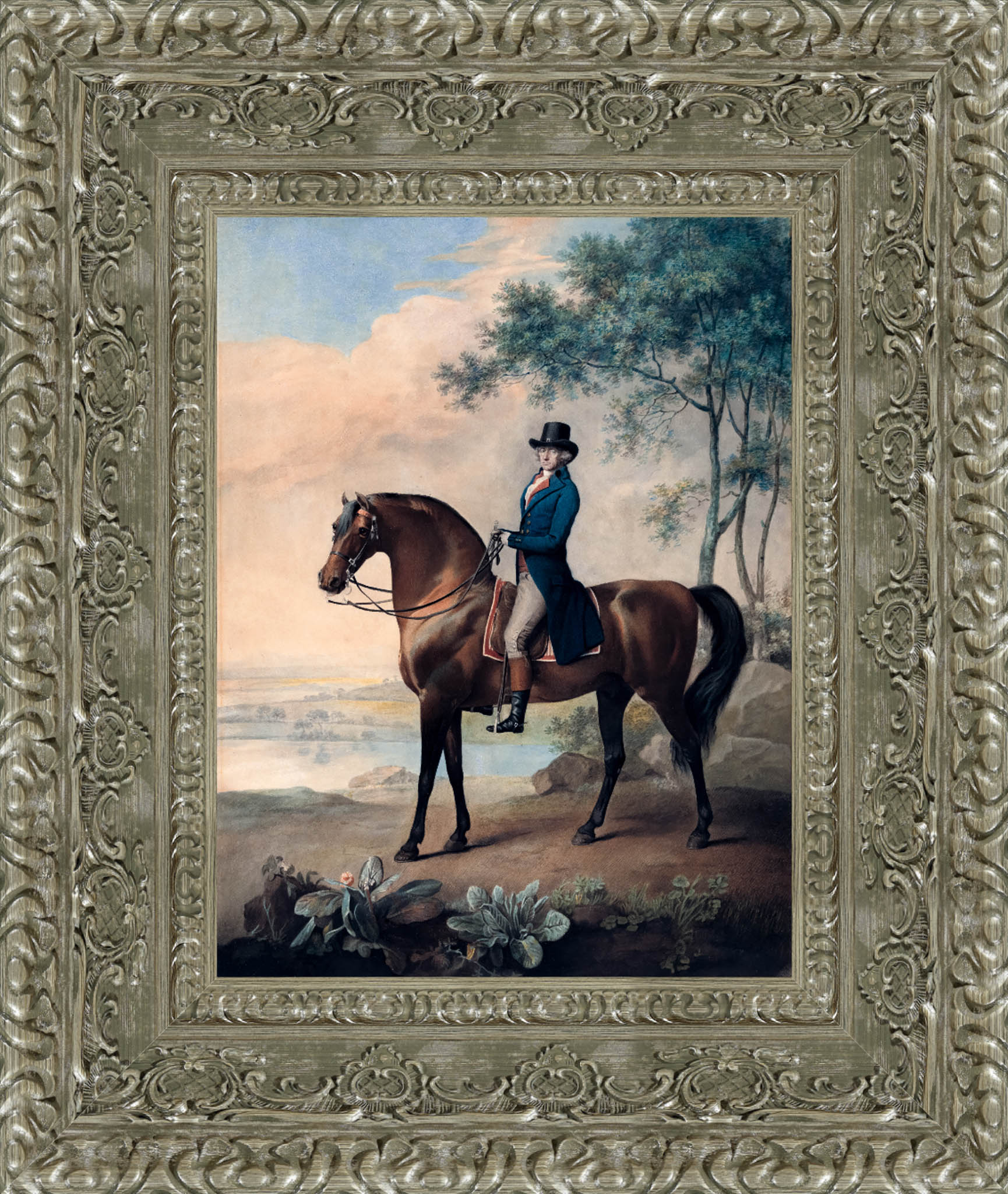 Warren Hastings On His Arabian Horse – George Stubbs, 1796 - Canvas Classics