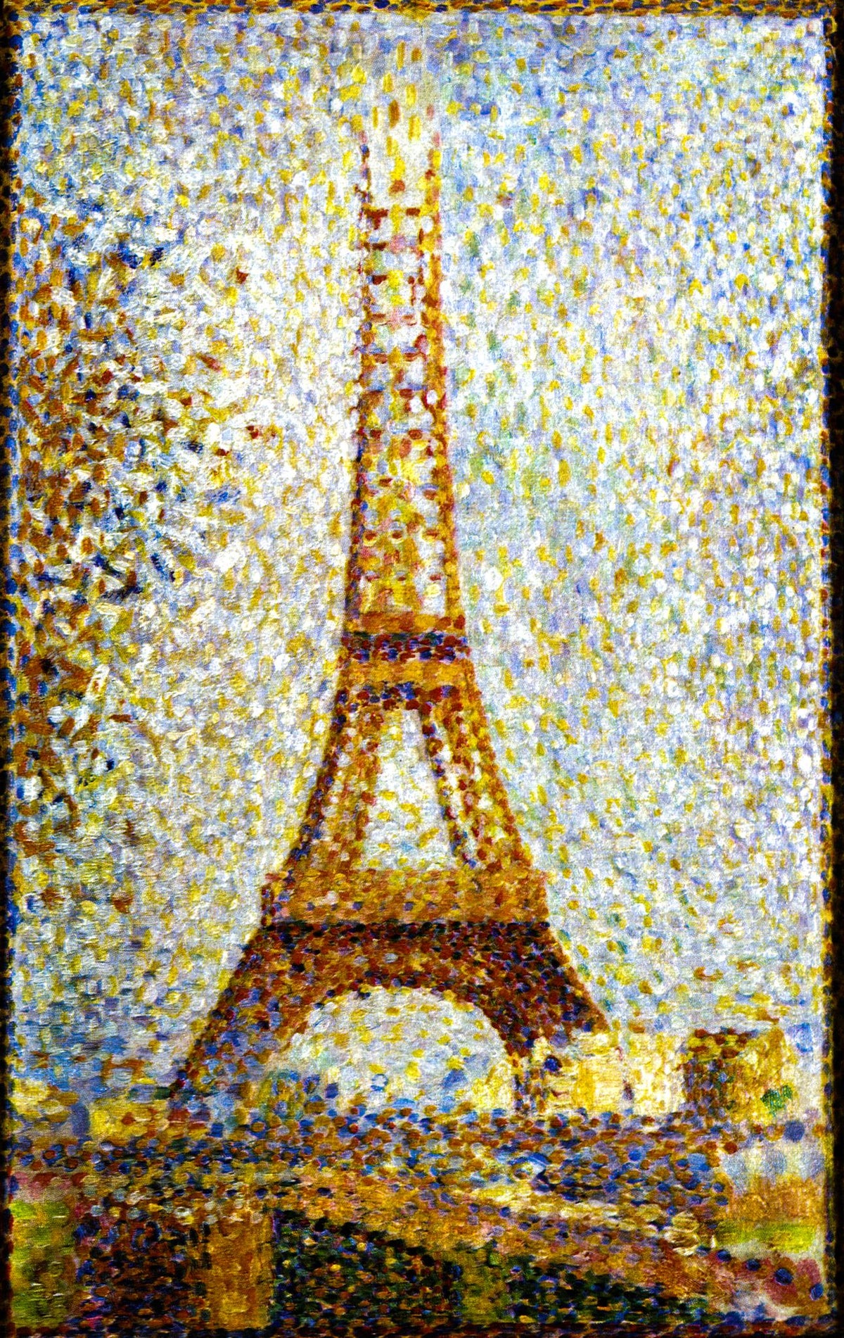 The Eiffel Tower – Georges Seurat, 1889, framed