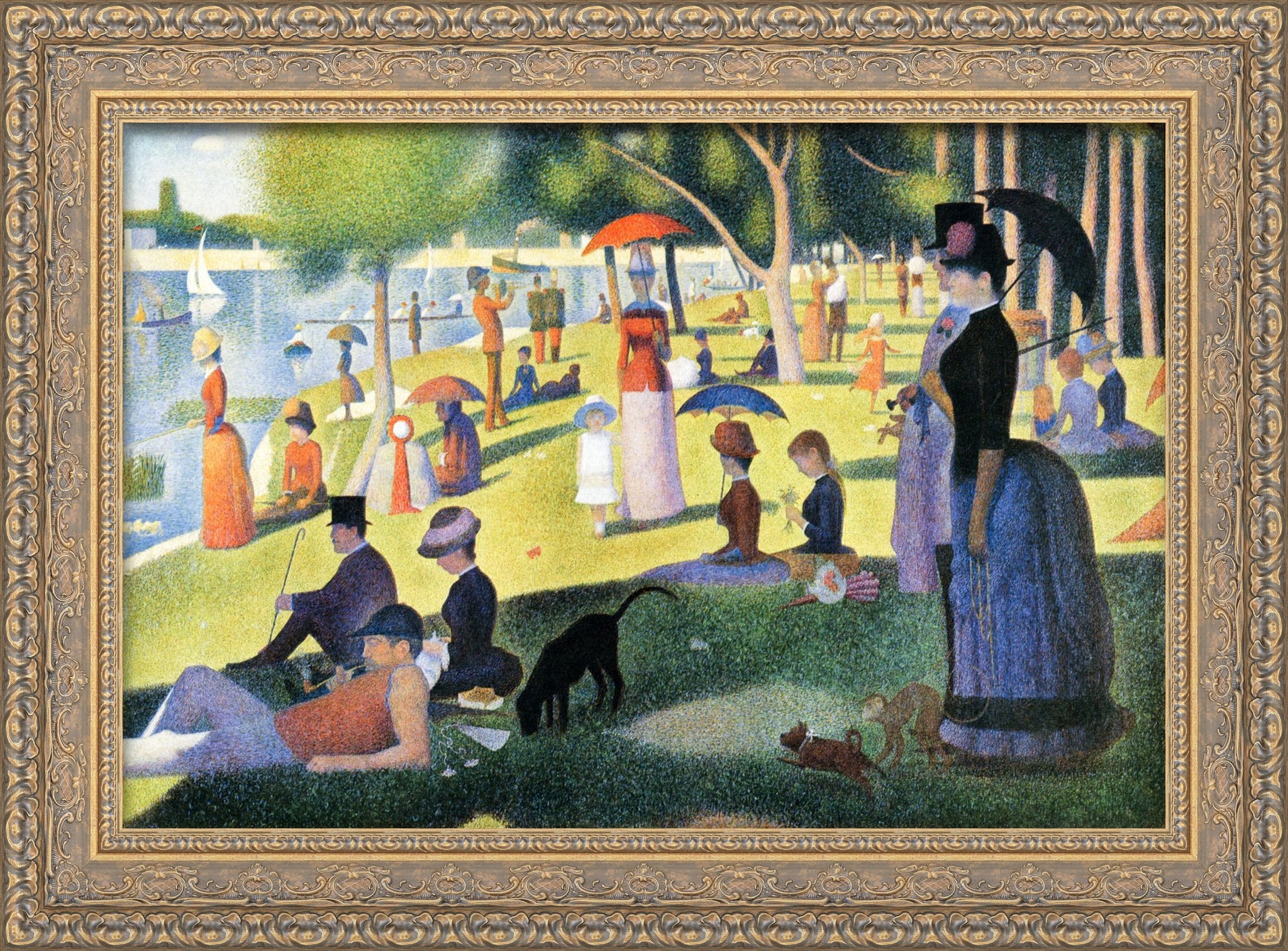 Georges Seurat: Sunday on Grande Jatte | Restored Canvas Art