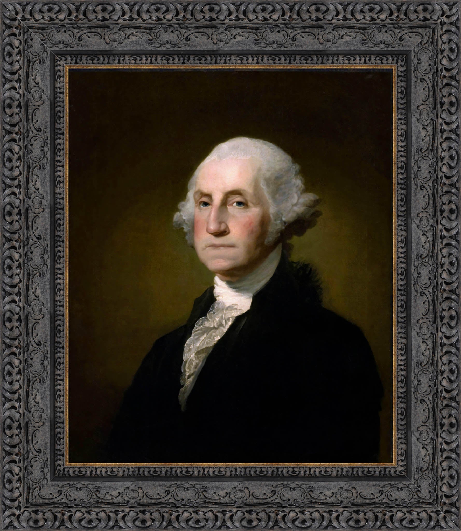 Athenaeum Portrait Of George Washington – Gilbert Stuart, 1796 - Canvas Classics