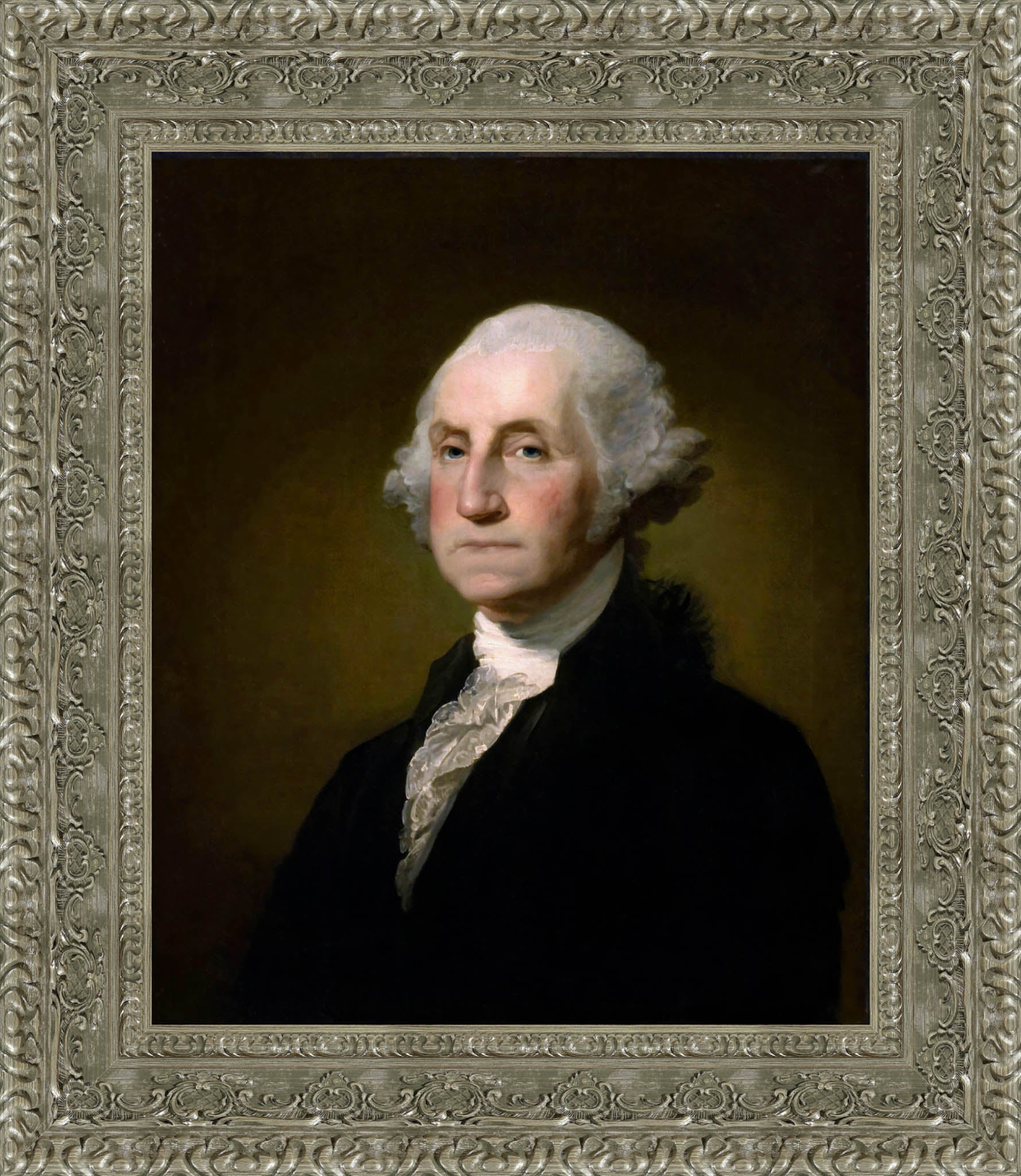 Athenaeum Portrait Of George Washington – Gilbert Stuart, 1796 - Canvas Classics