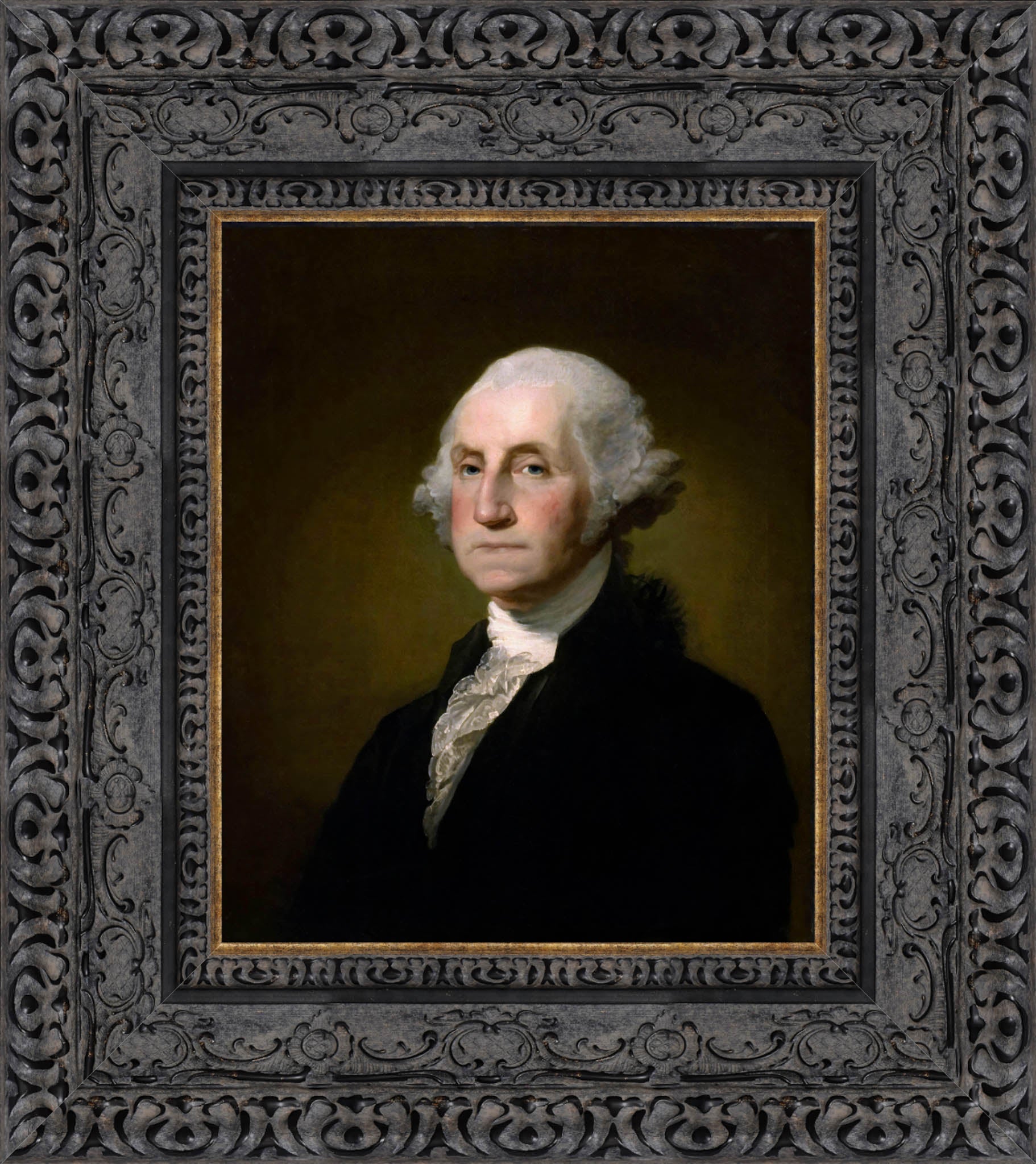 Athenaeum Portrait Of George Washington – Gilbert Stuart, 1796 - Canvas Classics