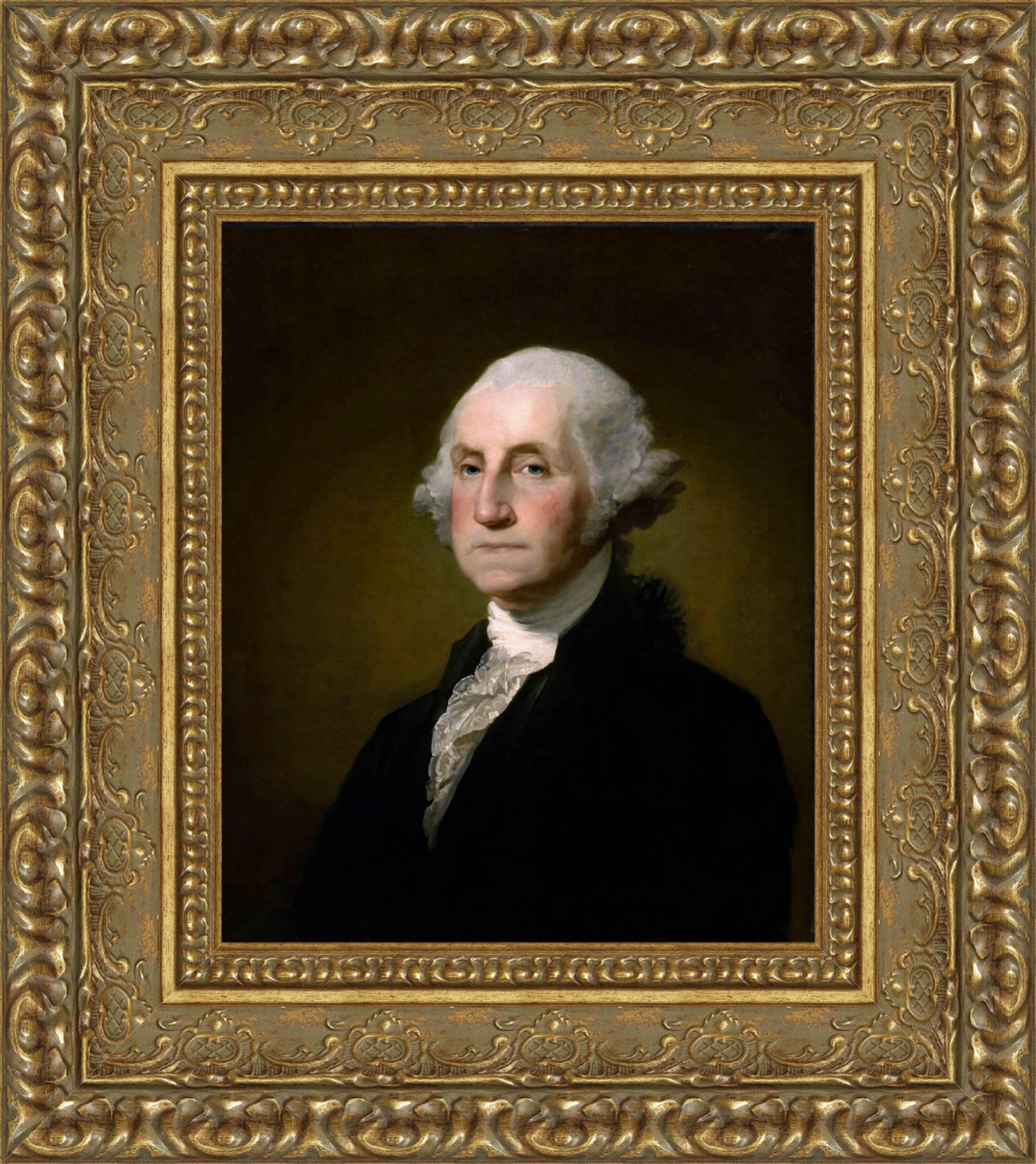 Athenaeum Portrait Of George Washington – Gilbert Stuart, 1796 - Canvas Classics
