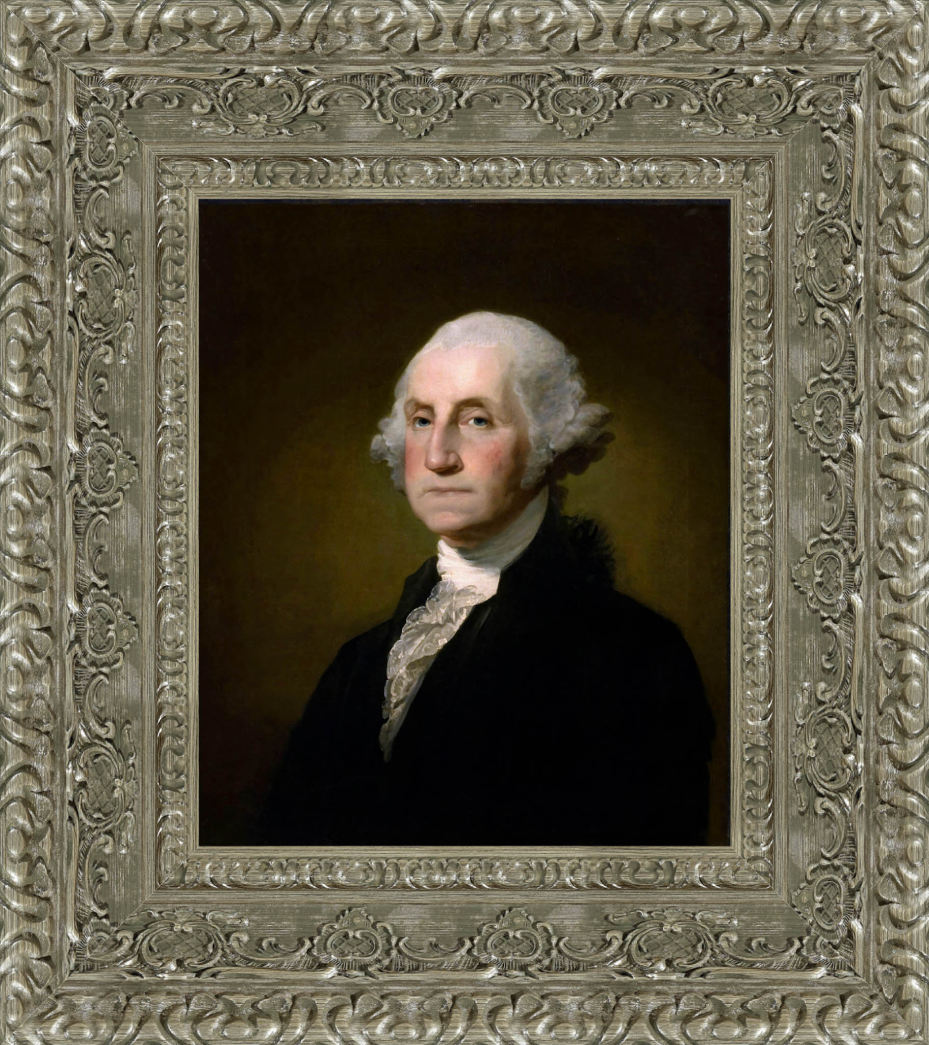 Athenaeum Portrait Of George Washington – Gilbert Stuart, 1796 - Canvas Classics