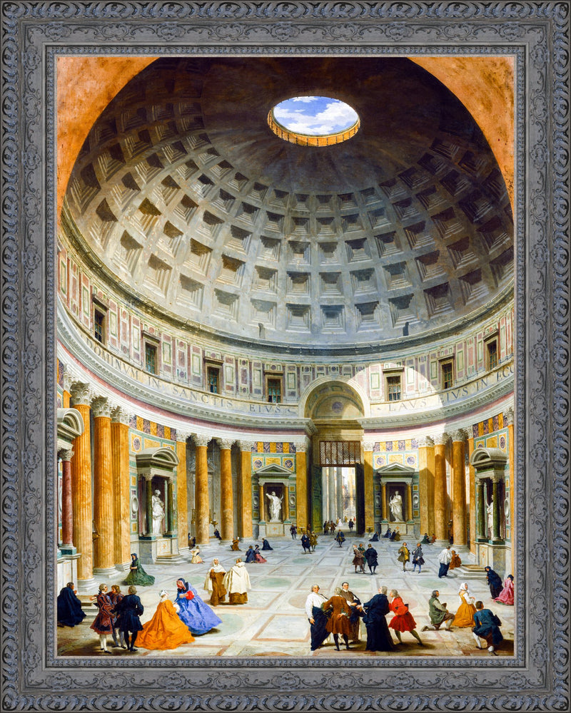 Interior of the Pantheon, Rome – Giovanni Paolo Panini, 1734