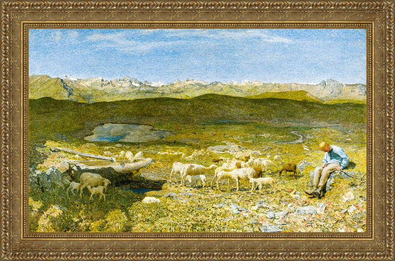 Alpine Pasture – Giovanni Segantini, 1894