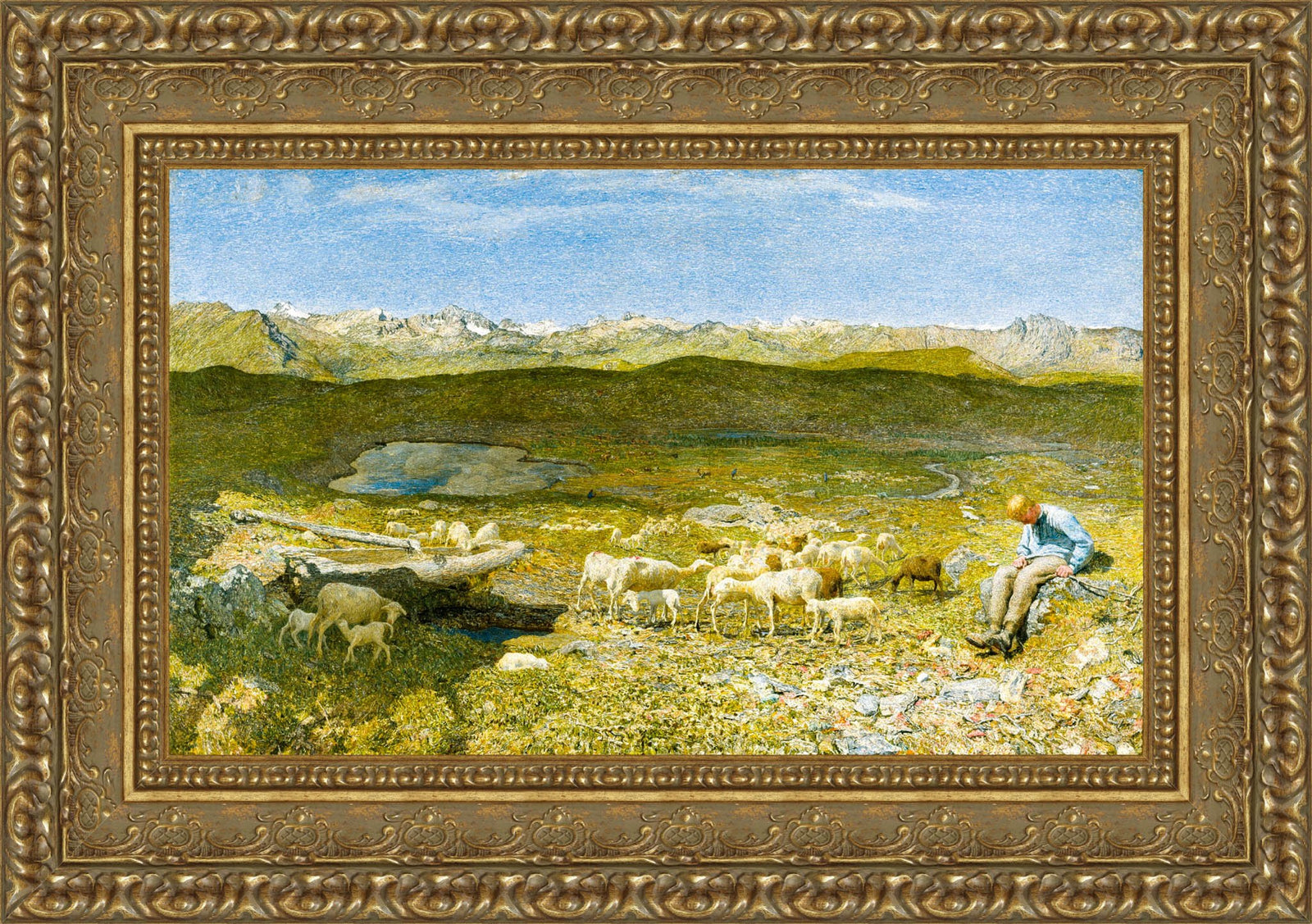 Alpine Pasture – Giovanni Segantini, 1894