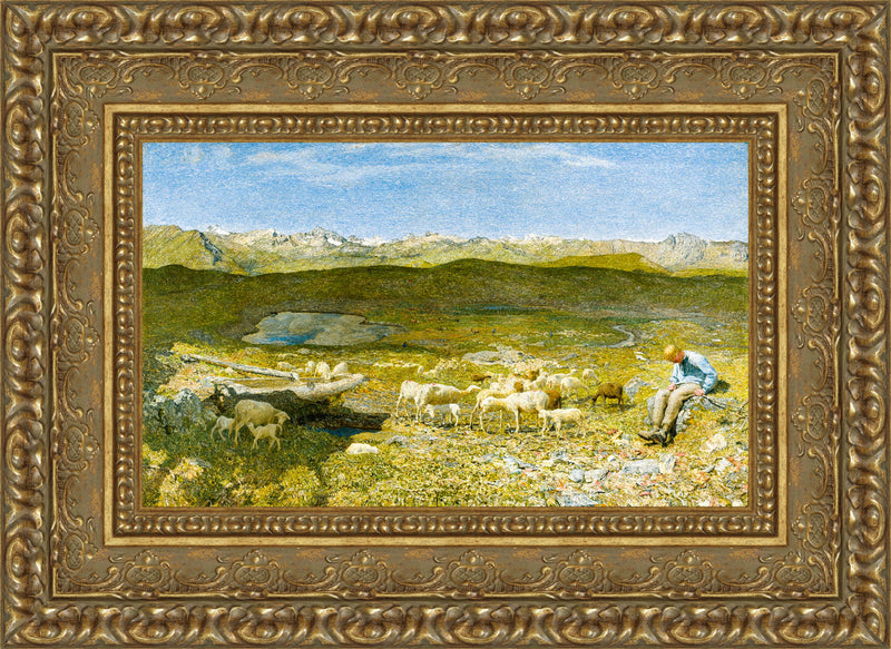 Alpine Pasture – Giovanni Segantini, 1894