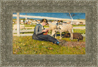 Silver frame