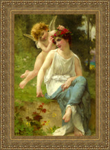 Cupid Adorning A Young Maiden – Guillaume Seignac, 1890