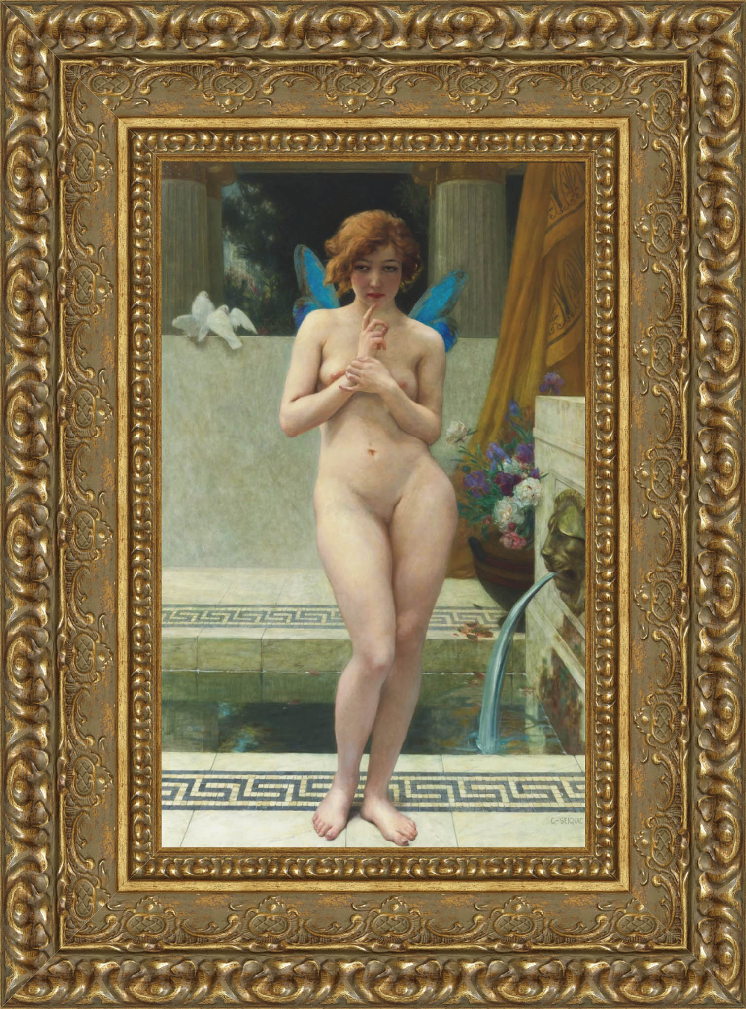 Psyche à la Fontaine – Guillaume Seignac, c. 1900
