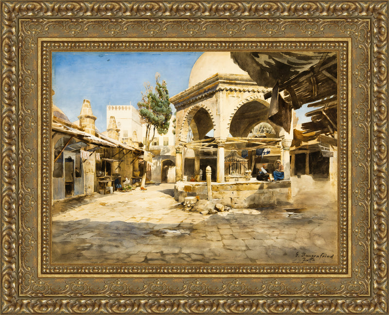 A Well in Jaffa – Gustav Bauernfeind, 1893