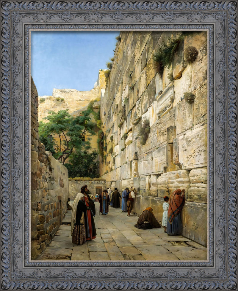 The Wailing Wall – Gustav Bauernfeind, 1880