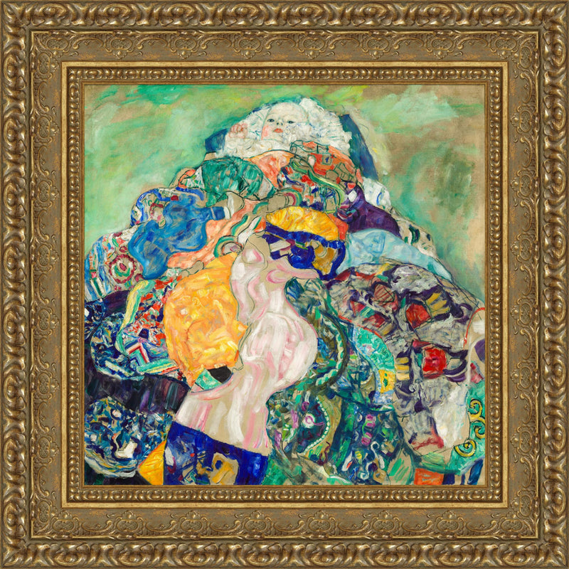 Baby (Cradle) – Gustav Klimt, 1917-1918