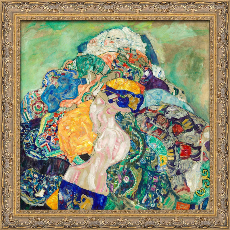 Baby (Cradle) – Gustav Klimt, 1917-1918