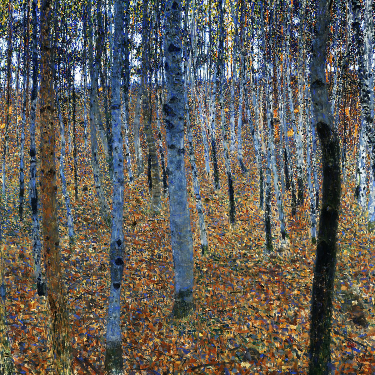 Beech Grove I – Gustav Klimt, 1902, framed