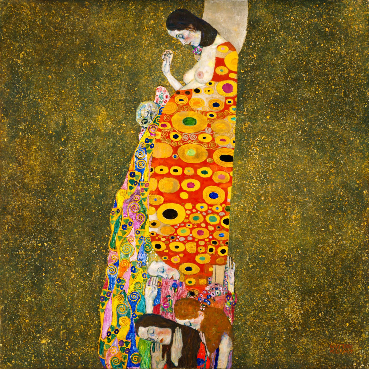 Hope II – Gustav Klimt, 1907-1908, framed