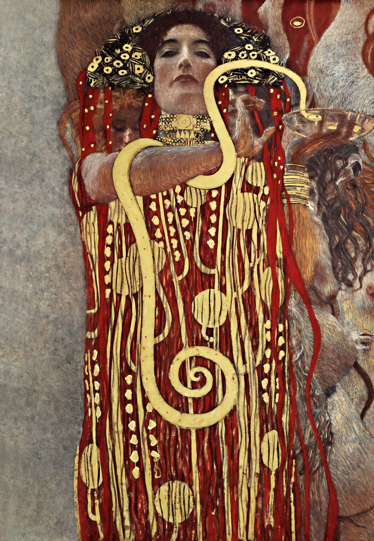 Hygieia – Gustav Klimt, 1900–1907, framed