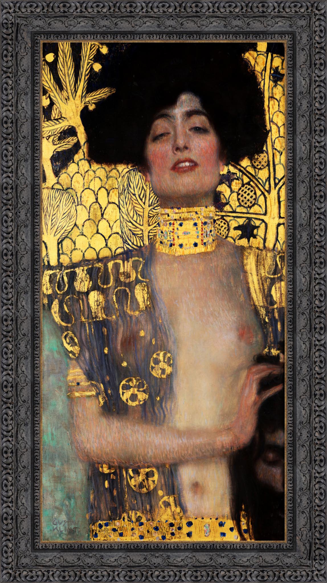 Judith I by Gustav Klimt — Framed Giclee Canvas Print | Canvas Classics