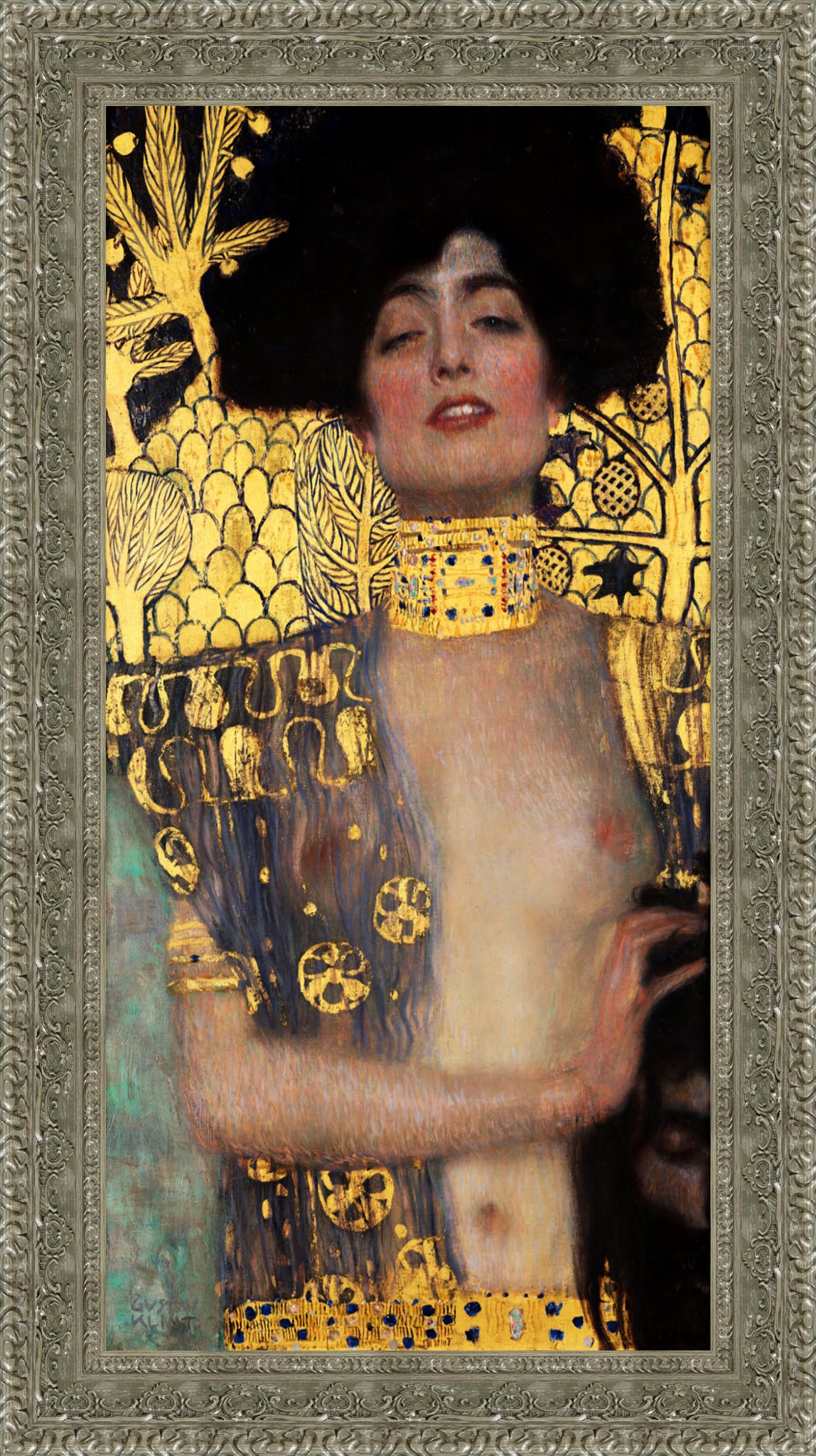 Judith I by Gustav Klimt — Framed Giclee Canvas Print | Canvas Classics