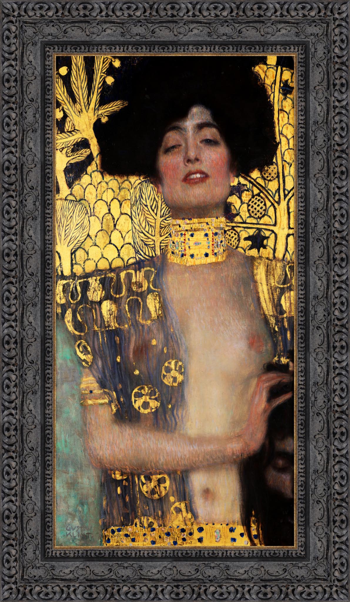 Judith I by Gustav Klimt — Framed Giclee Canvas Print | Canvas Classics