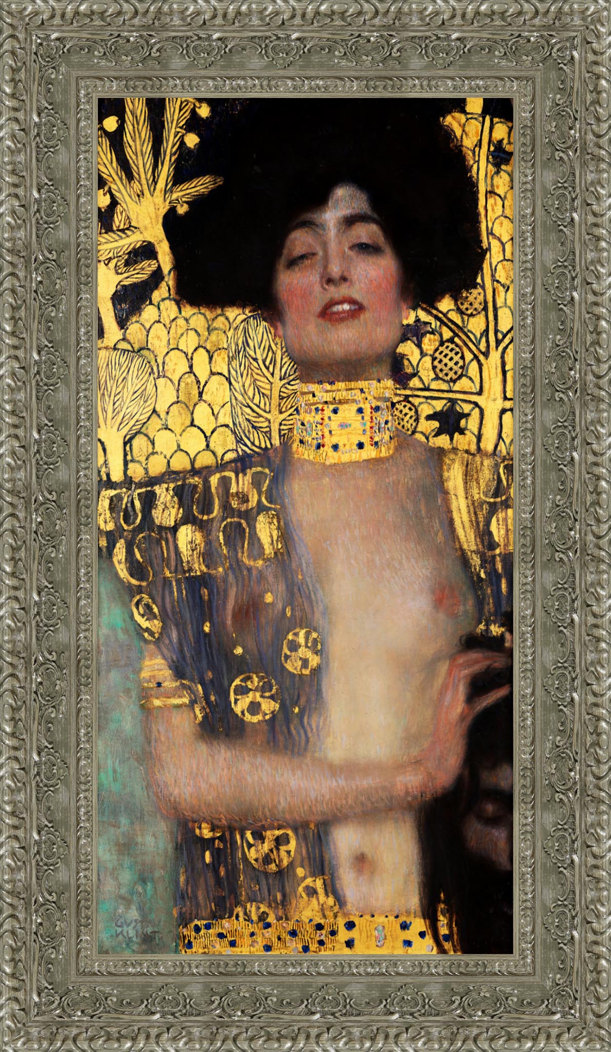 Judith I by Gustav Klimt — Framed Giclee Canvas Print | Canvas Classics