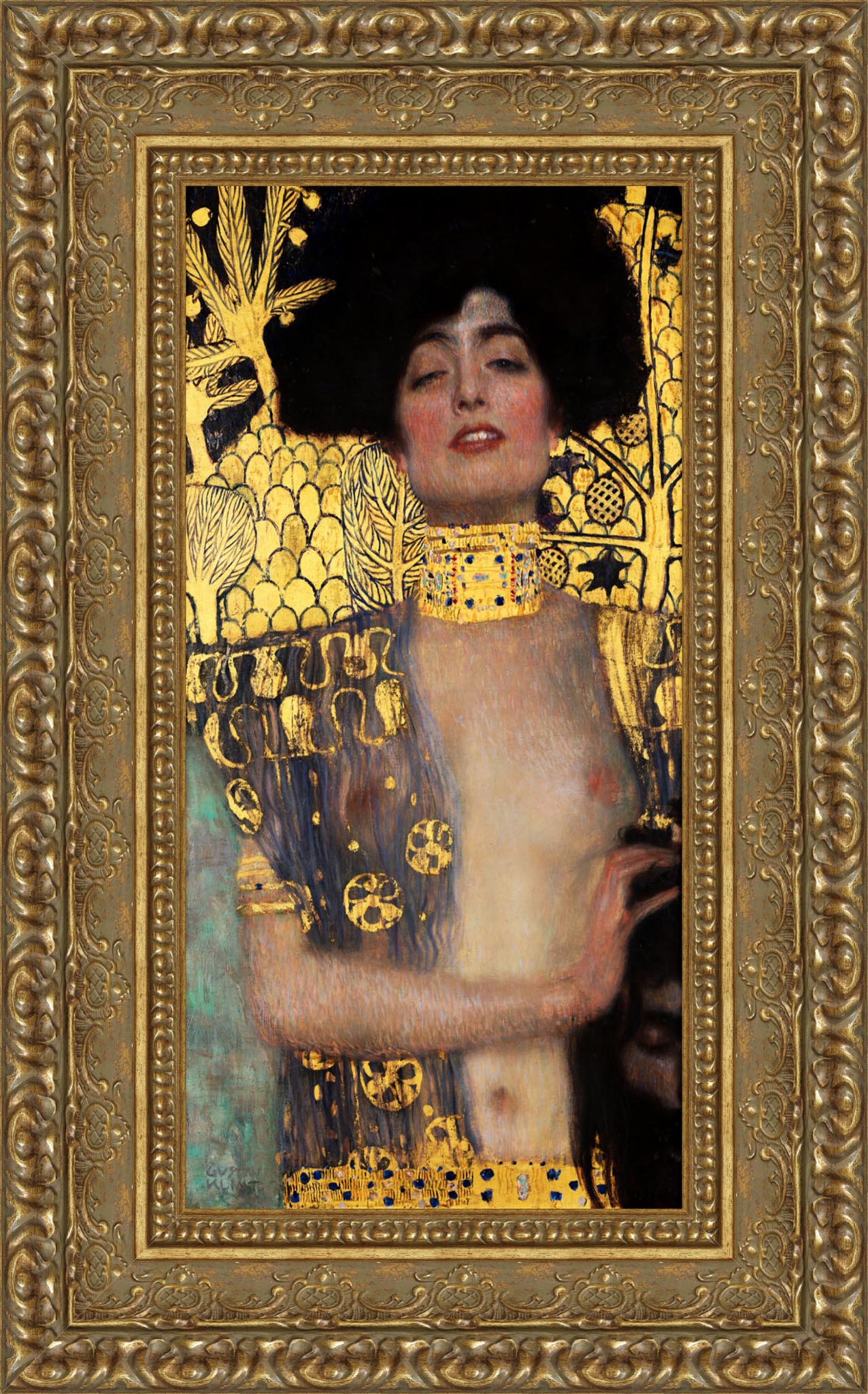 Judith I by Gustav Klimt — Framed Giclee Canvas Print | Canvas Classics