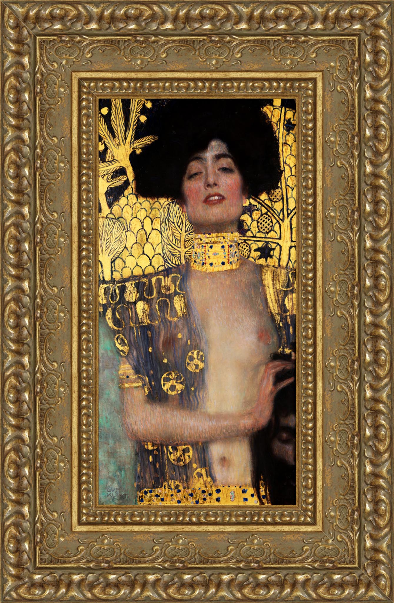 Judith I by Gustav Klimt — Framed Giclee Canvas Print | Canvas Classics
